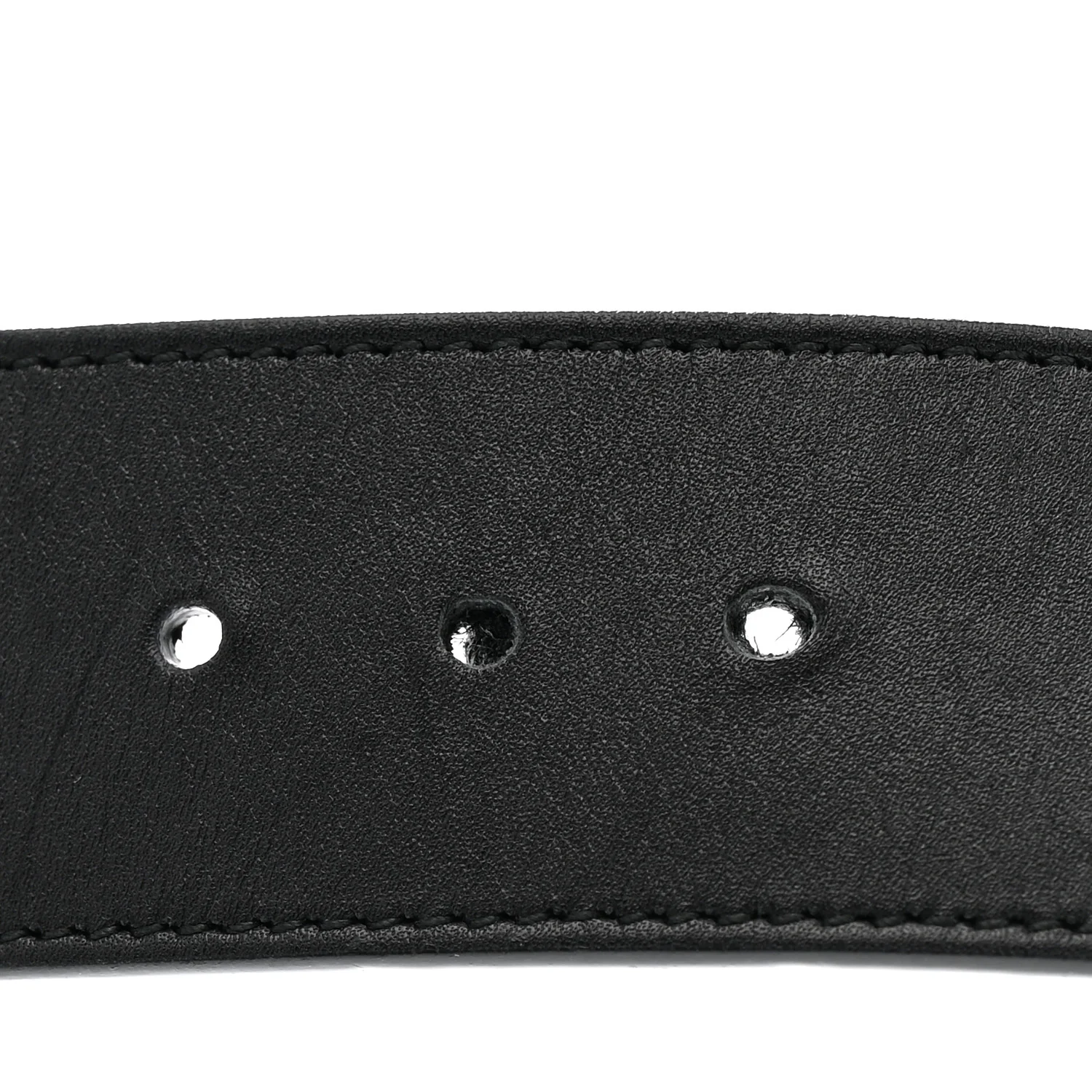Calfskin Double G 85 34 Belt Black - Image 4