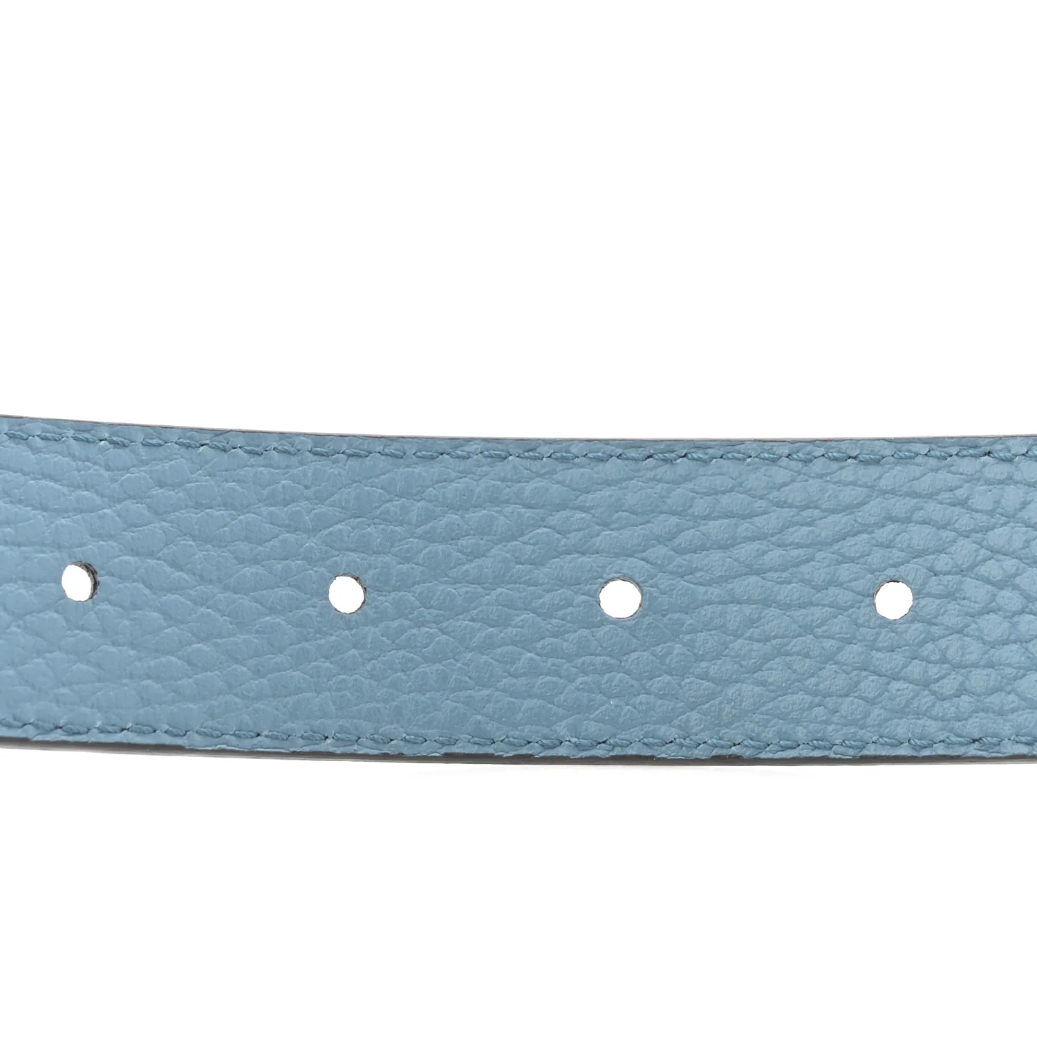 Calfskin Double G Reversible 37mm Belt 85 34 Petroleum Blue - Image 4