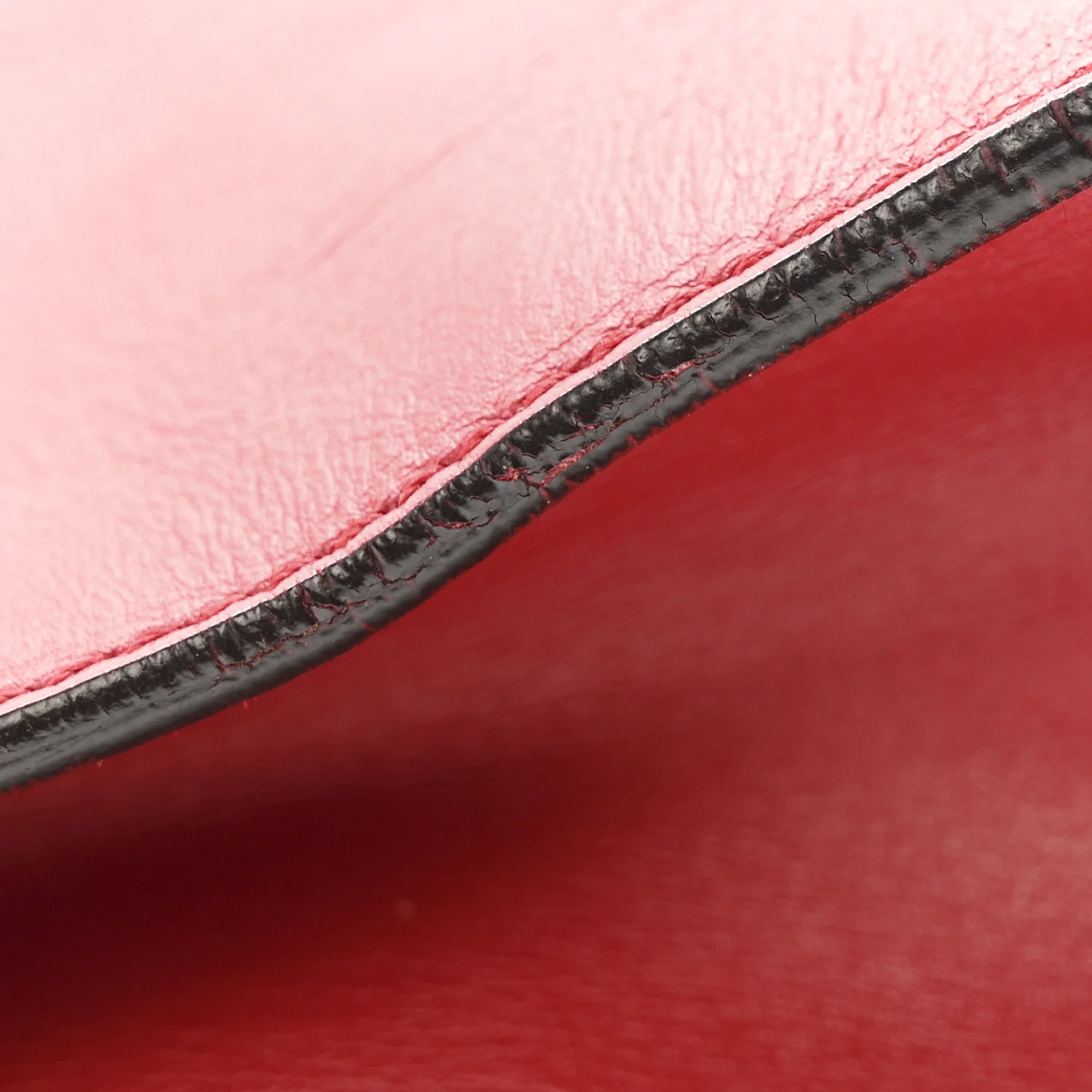 Calfskin Embossed XL Clutch Red - Image 8