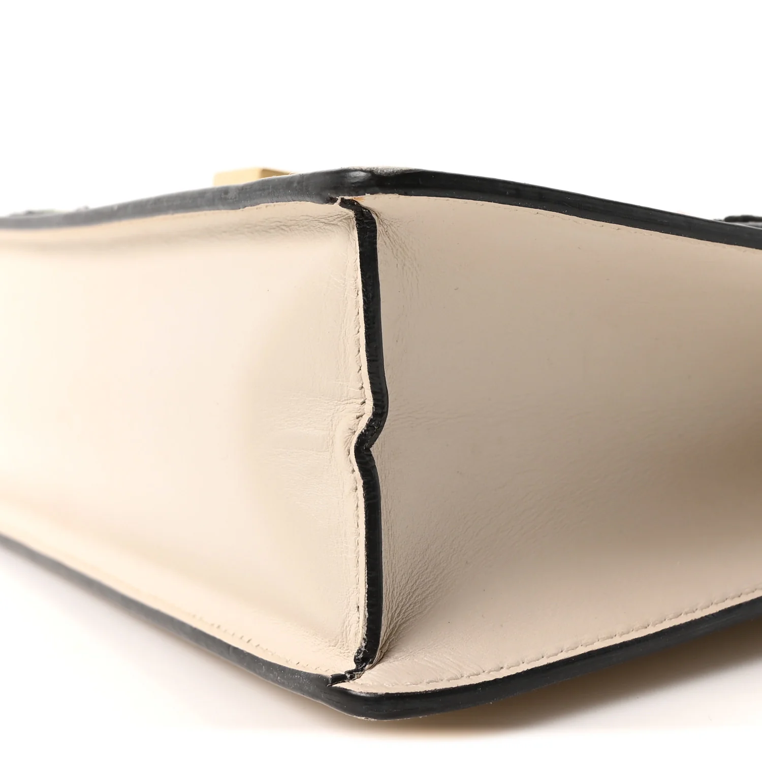 Calfskin Embroidered Small Sylvie Shoulder Bag White - Image 11