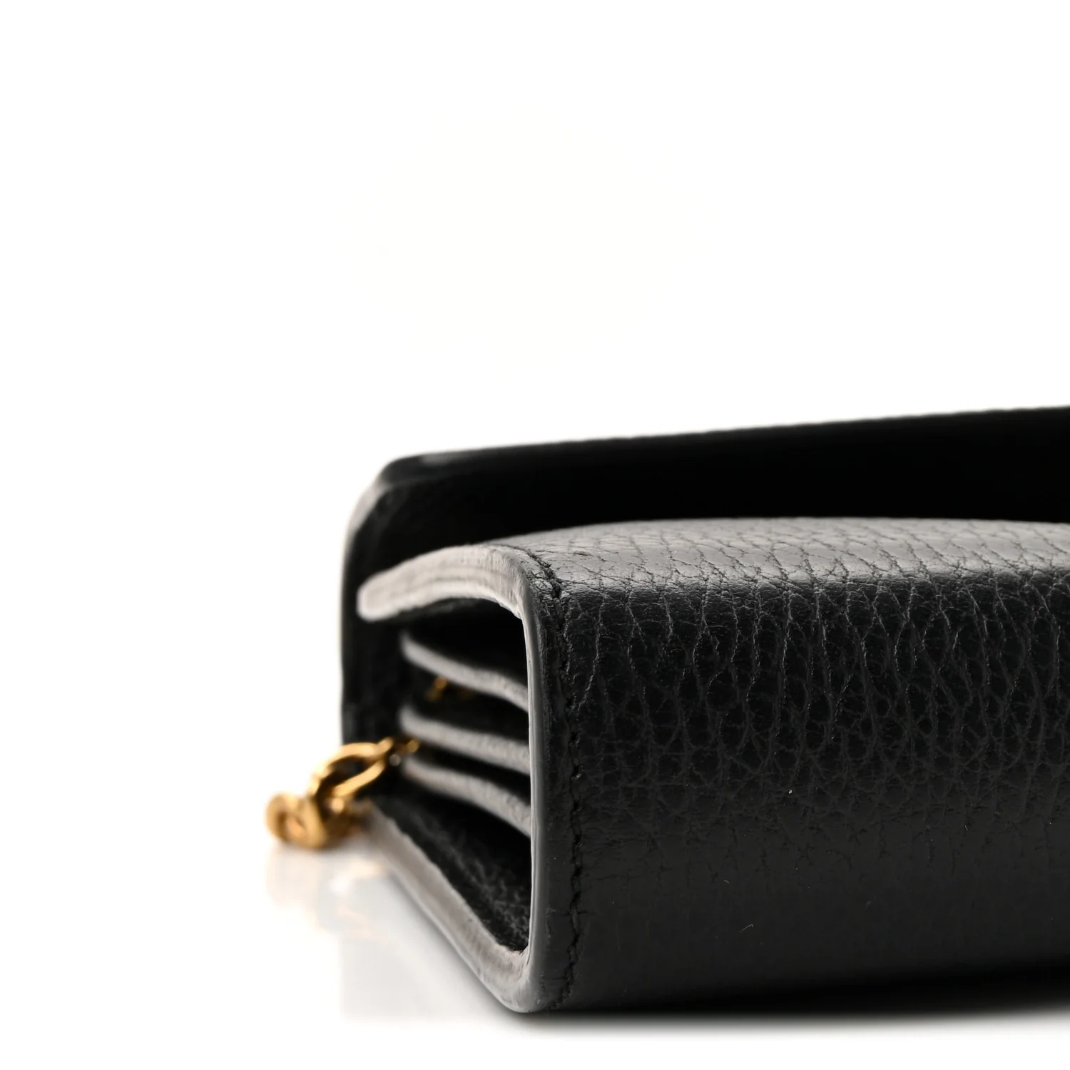 Calfskin Garden Dionysus Chain Wallet Black - Image 8
