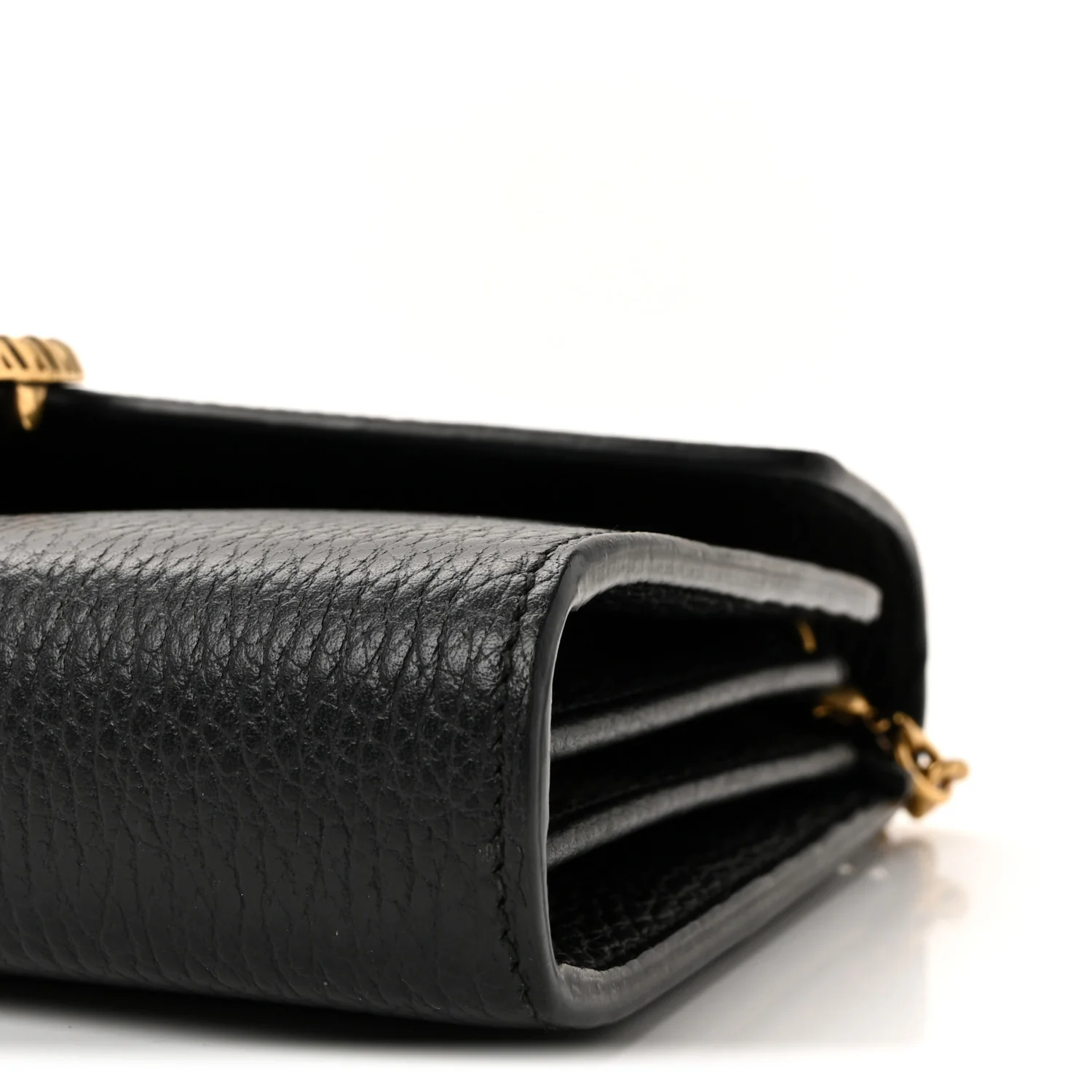 Calfskin Garden Dionysus Chain Wallet Black - Image 9