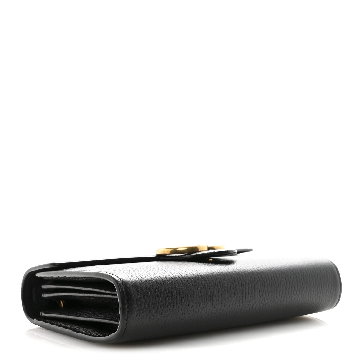 Calfskin GG Marmont Chain Wallet Black - Image 4
