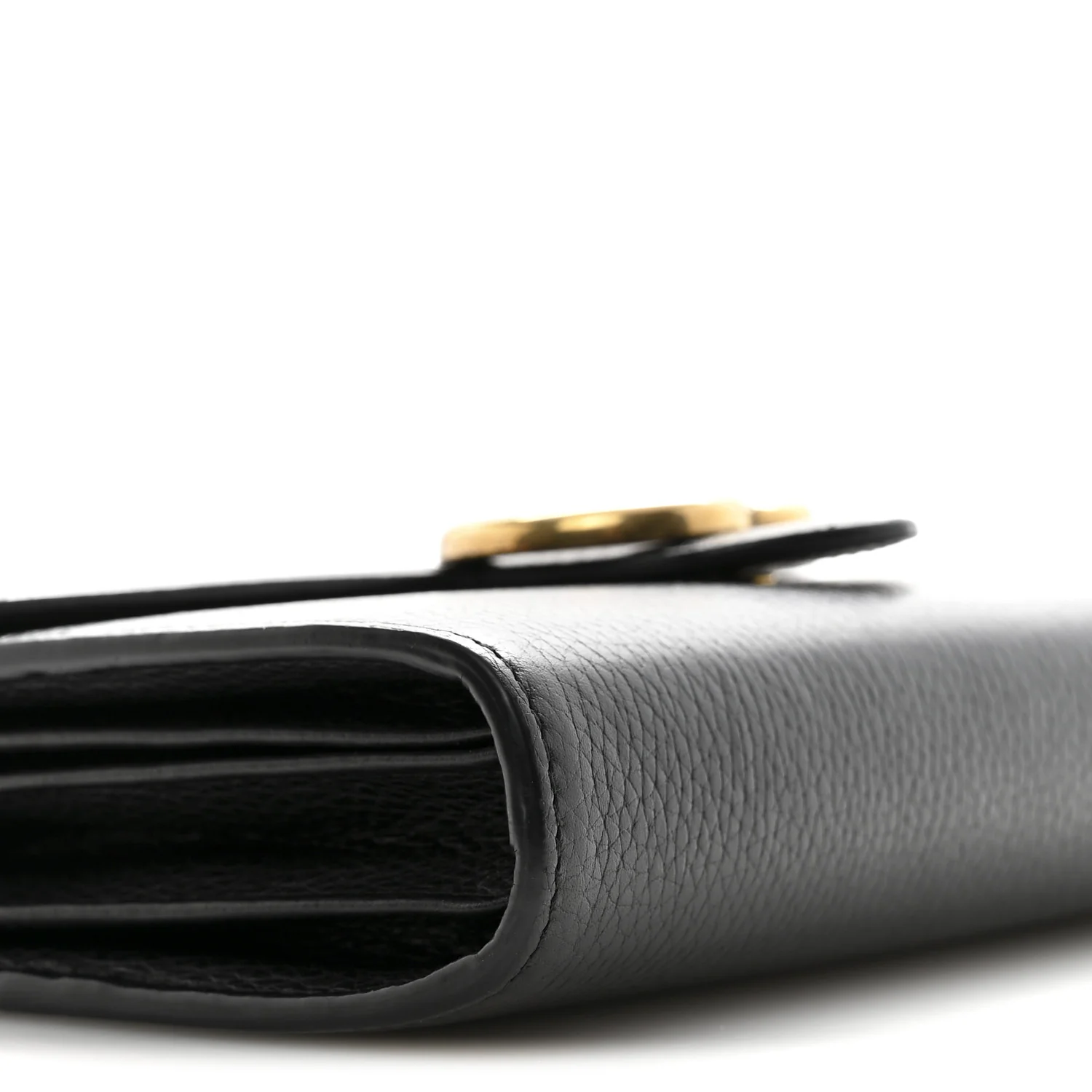 Calfskin GG Marmont Chain Wallet Black - Image 9