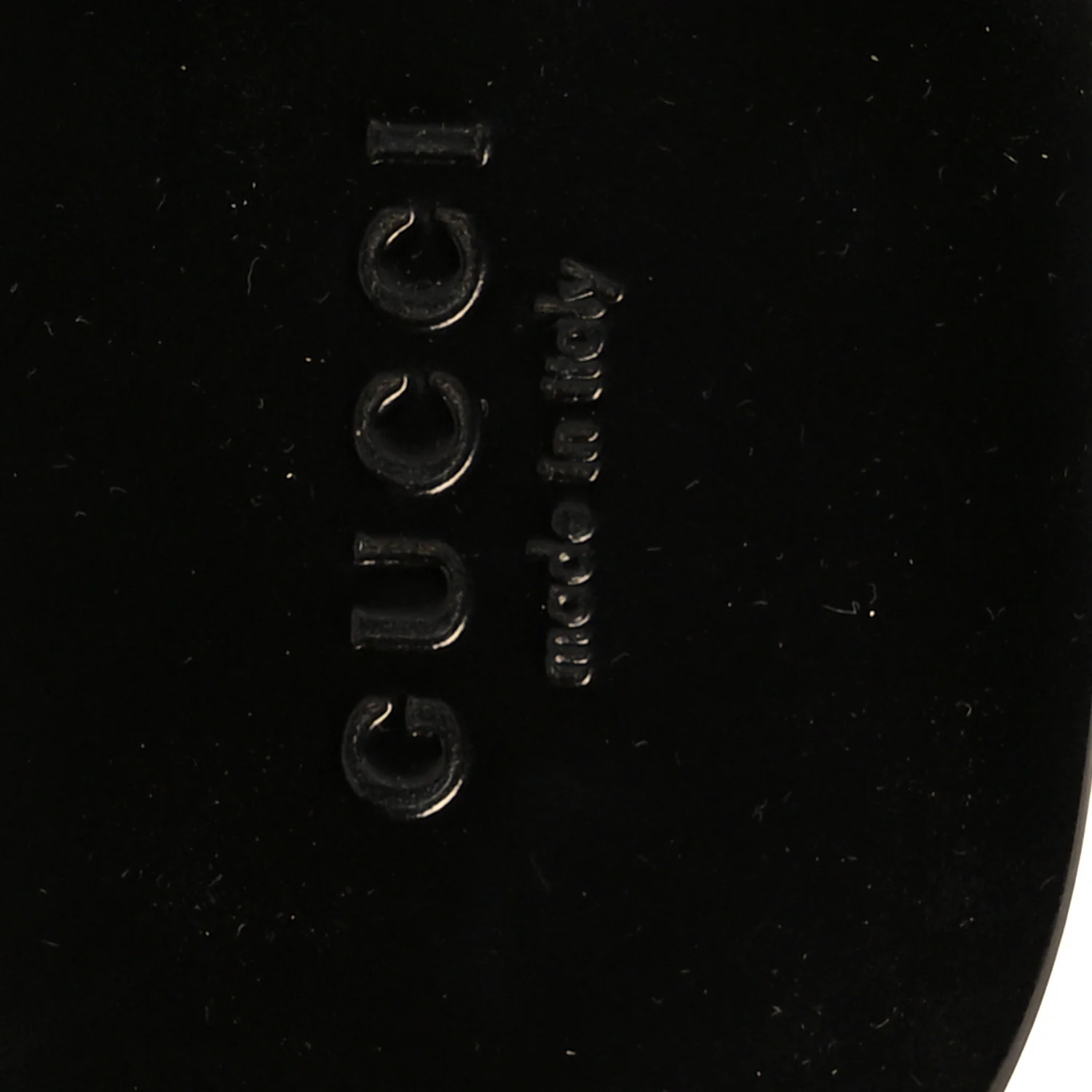 Calfskin GG Marmont Thong Sandals 36 Black - Image 7