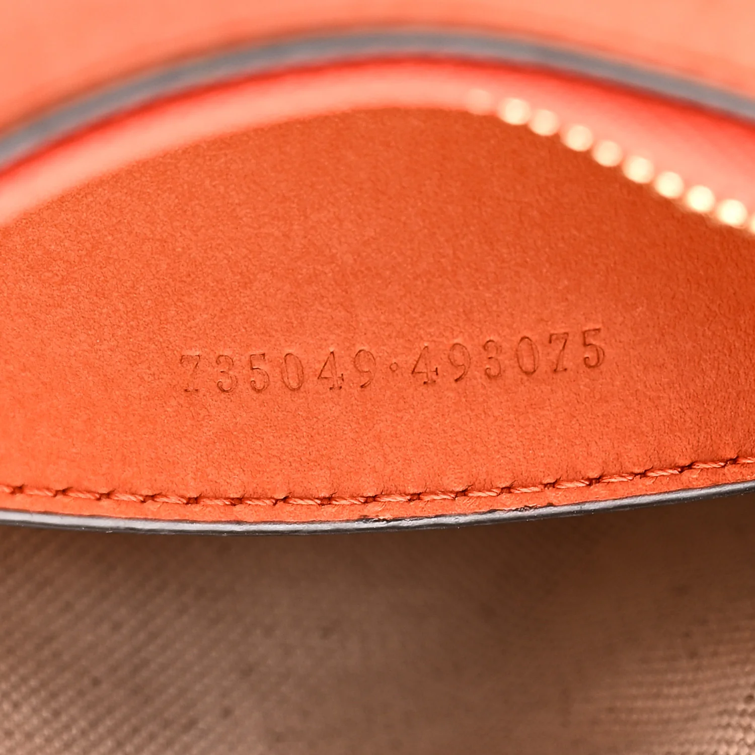 Calfskin GG Matelasse Chain Handbag Deep Orange Natural - Image 7