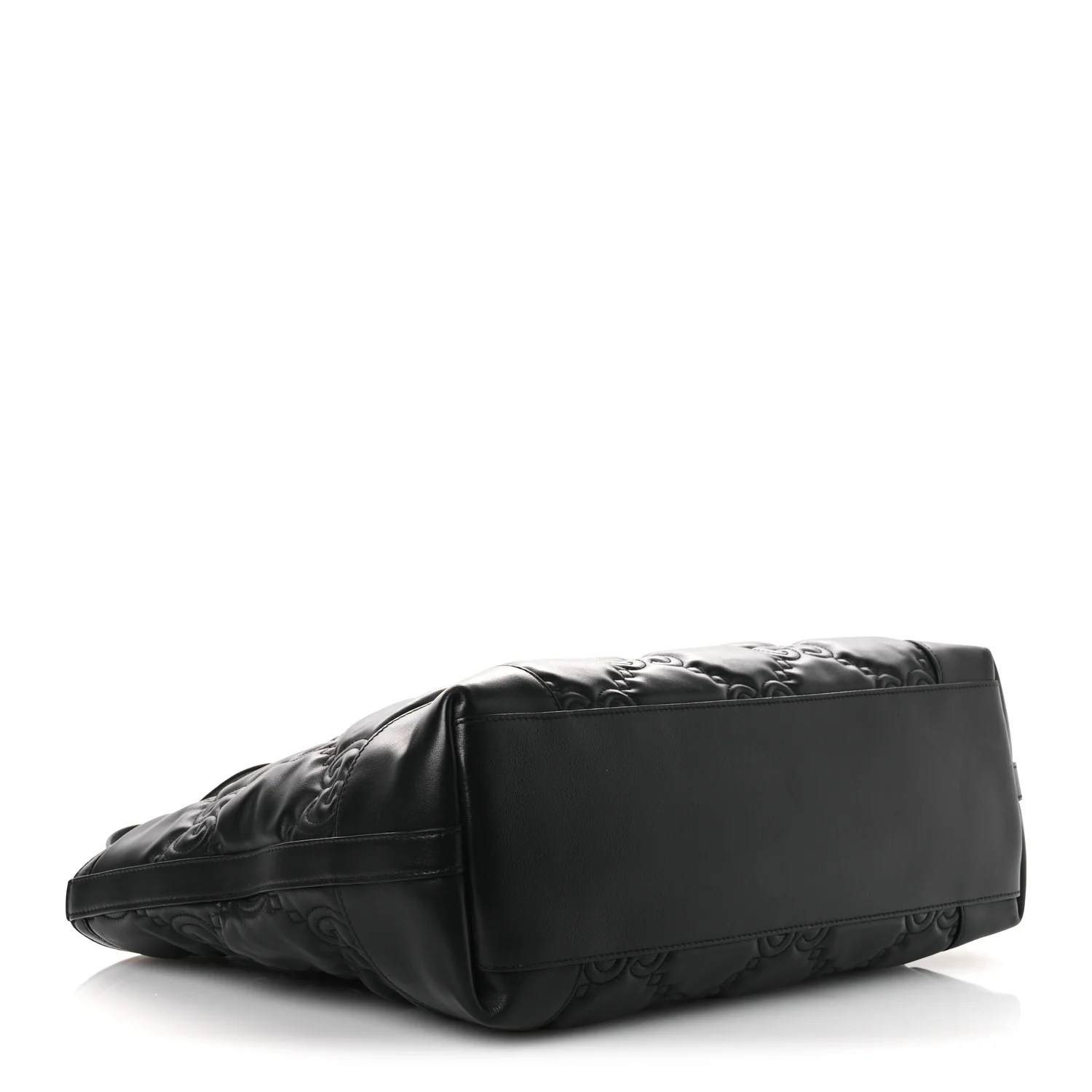 Calfskin GG Matelasse Medium Ophidia Shopping Tote Black - Image 4