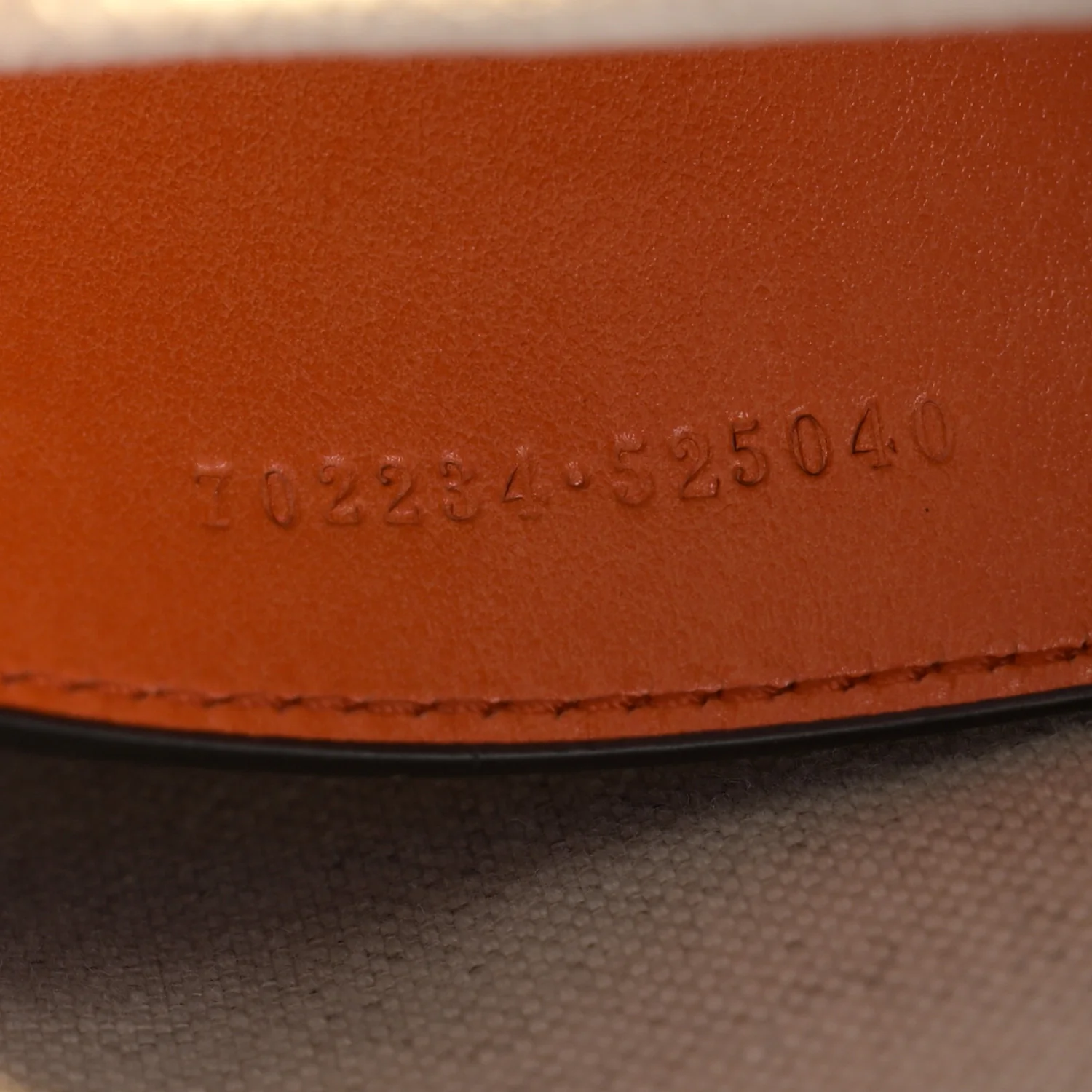 Calfskin GG Matelasse Shoulder Bag Spring Orange Natural - Image 7