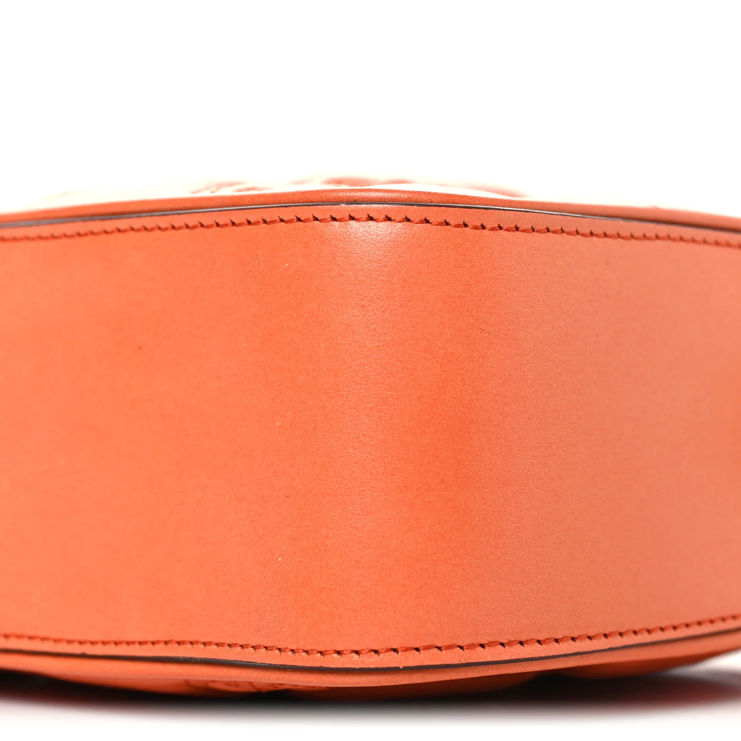 Calfskin GG Matelasse Shoulder Bag Spring Orange Natural - Image 10