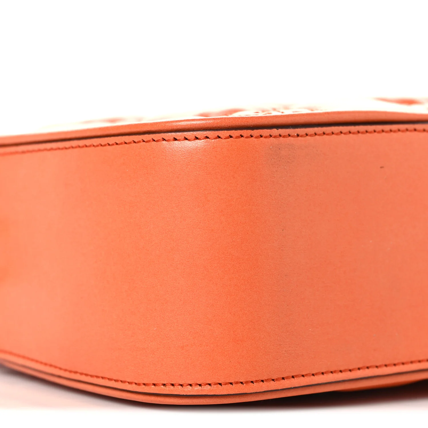 Calfskin GG Matelasse Shoulder Bag Spring Orange Natural - Image 9