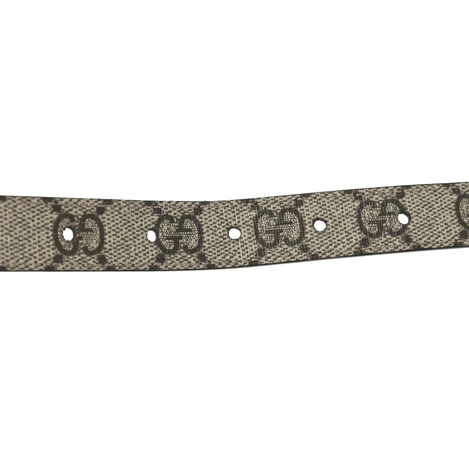 Calfskin GG Supreme Monogram Double G Reversible 20mm Belt 75 30 Beige New Acero - Image 4