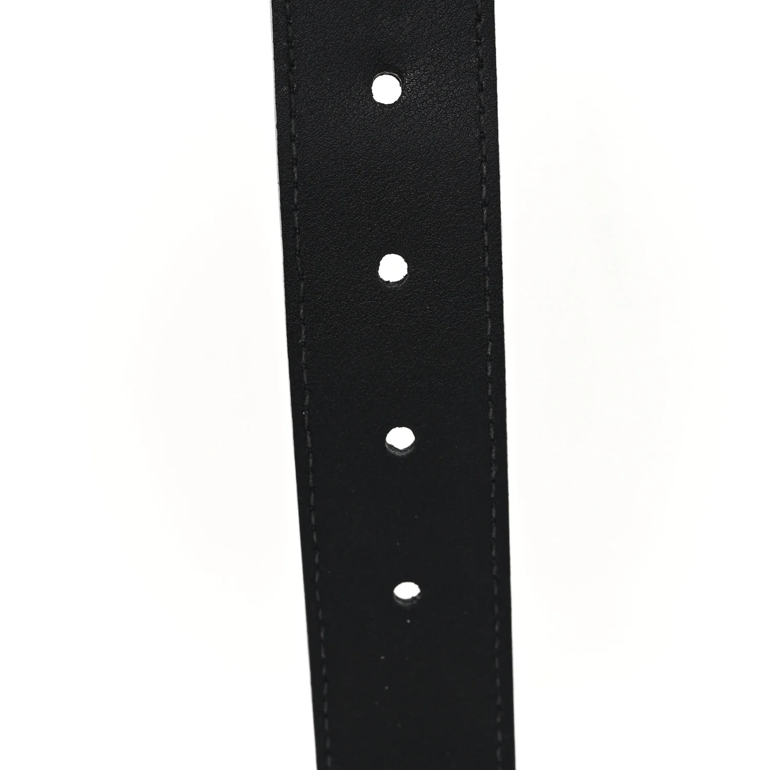 Calfskin GG Tennis Embossed Double G 40mm Belt 80 32 Black - Image 4