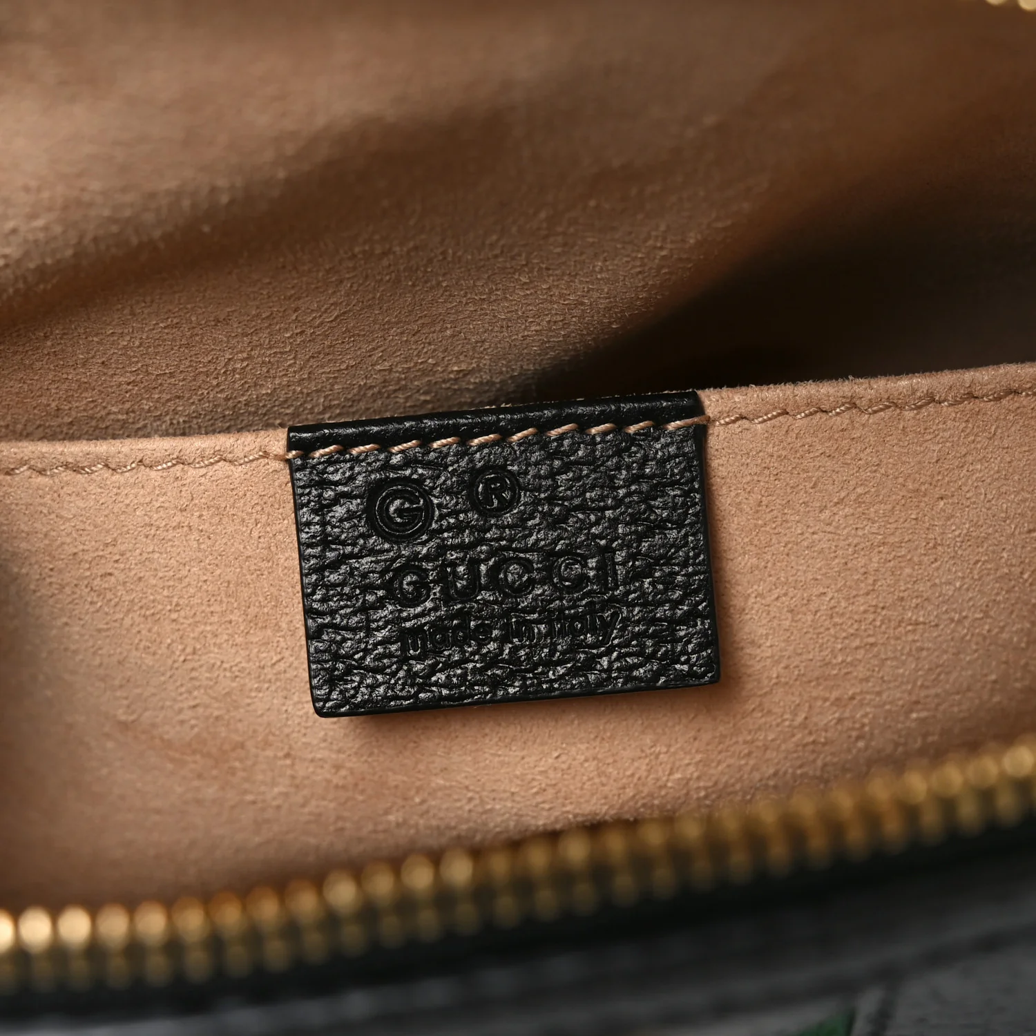 Calfskin GG Web Small Ophidia Dome Shoulder Bag Black - Image 6