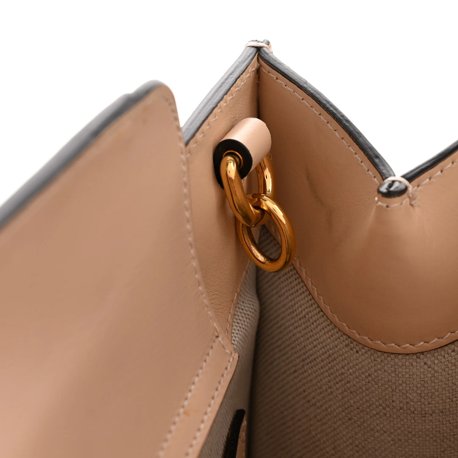 Calfskin Gucci Embossed Small Diana Tote Bag Pink - Image 11