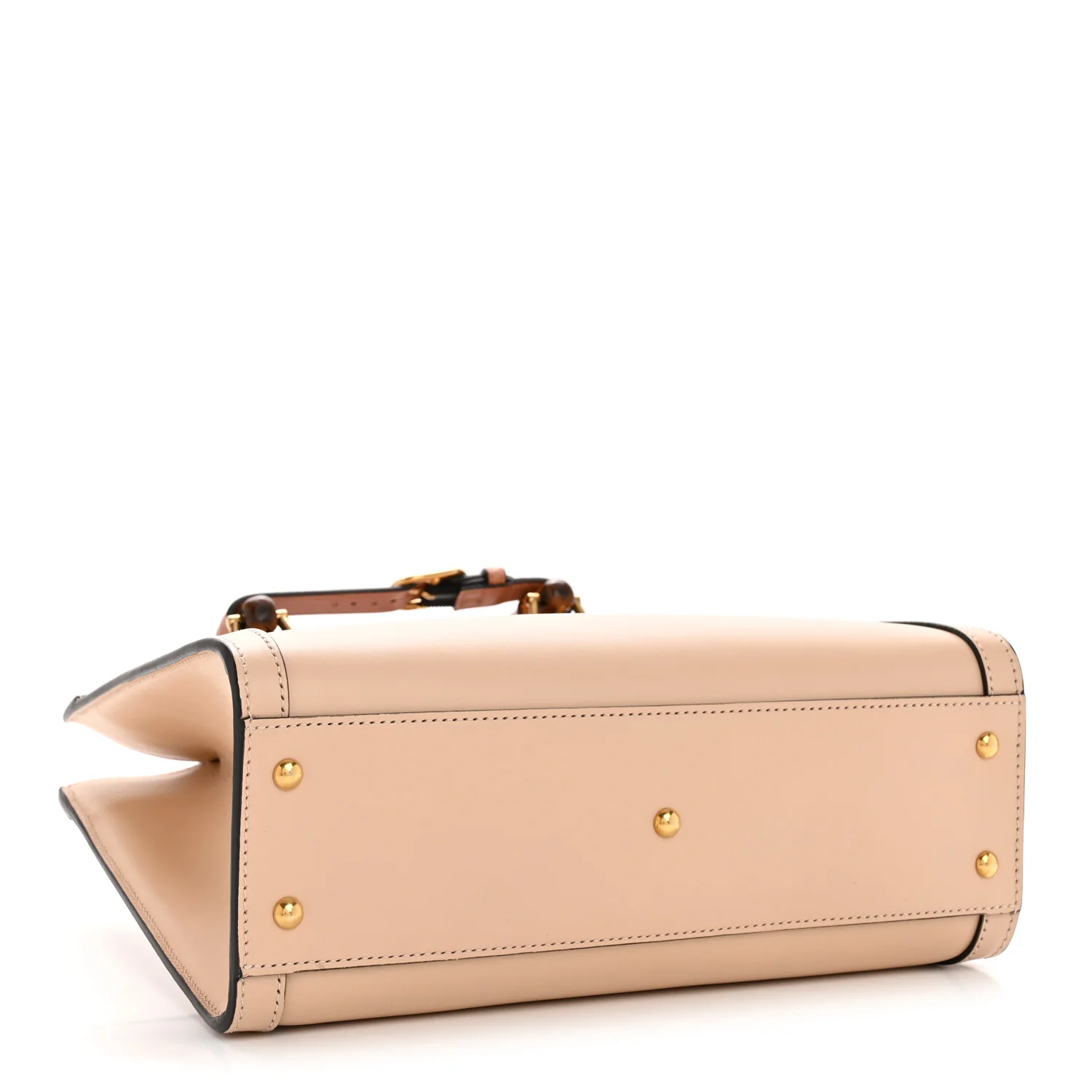 Calfskin Gucci Embossed Small Diana Tote Bag Pink - Image 4