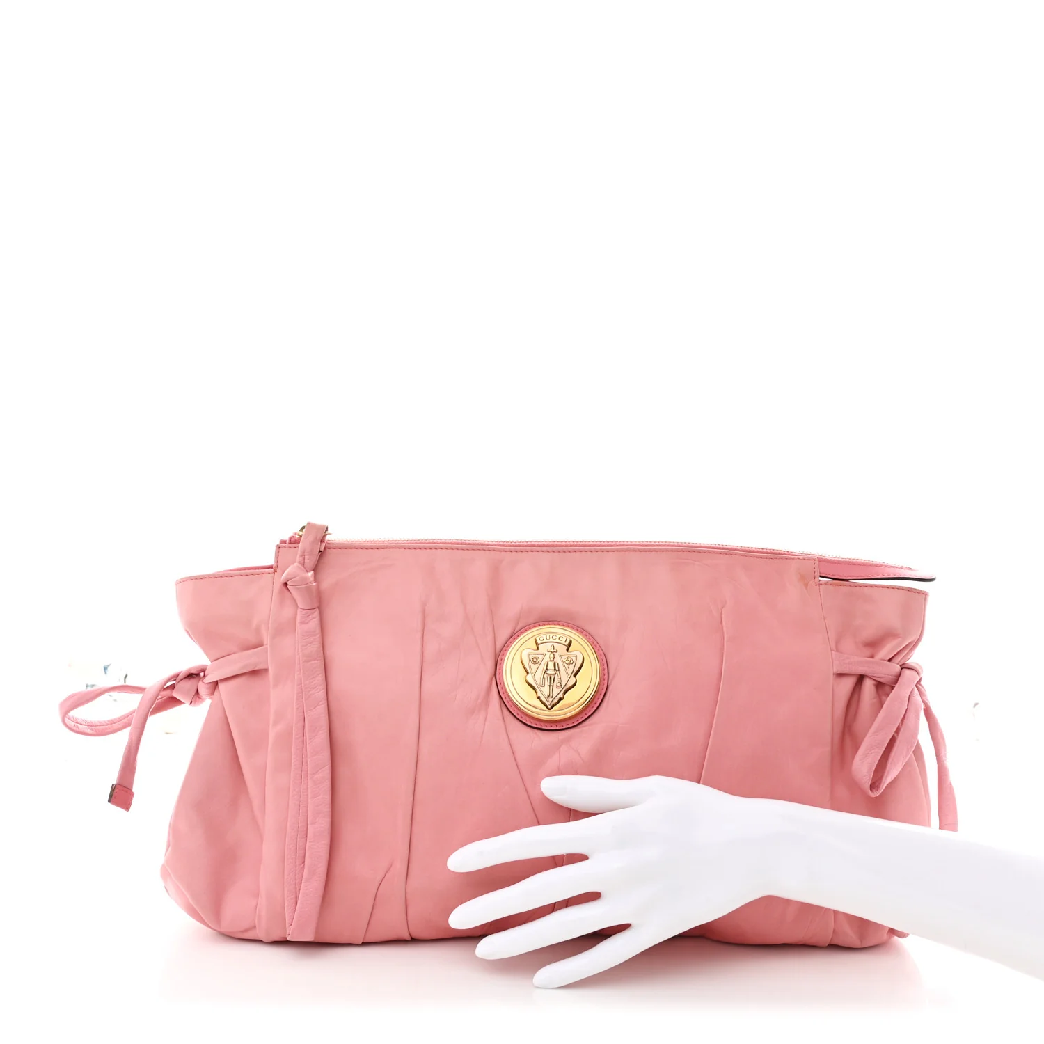 Calfskin Hysteria Clutch Pink - Image 2