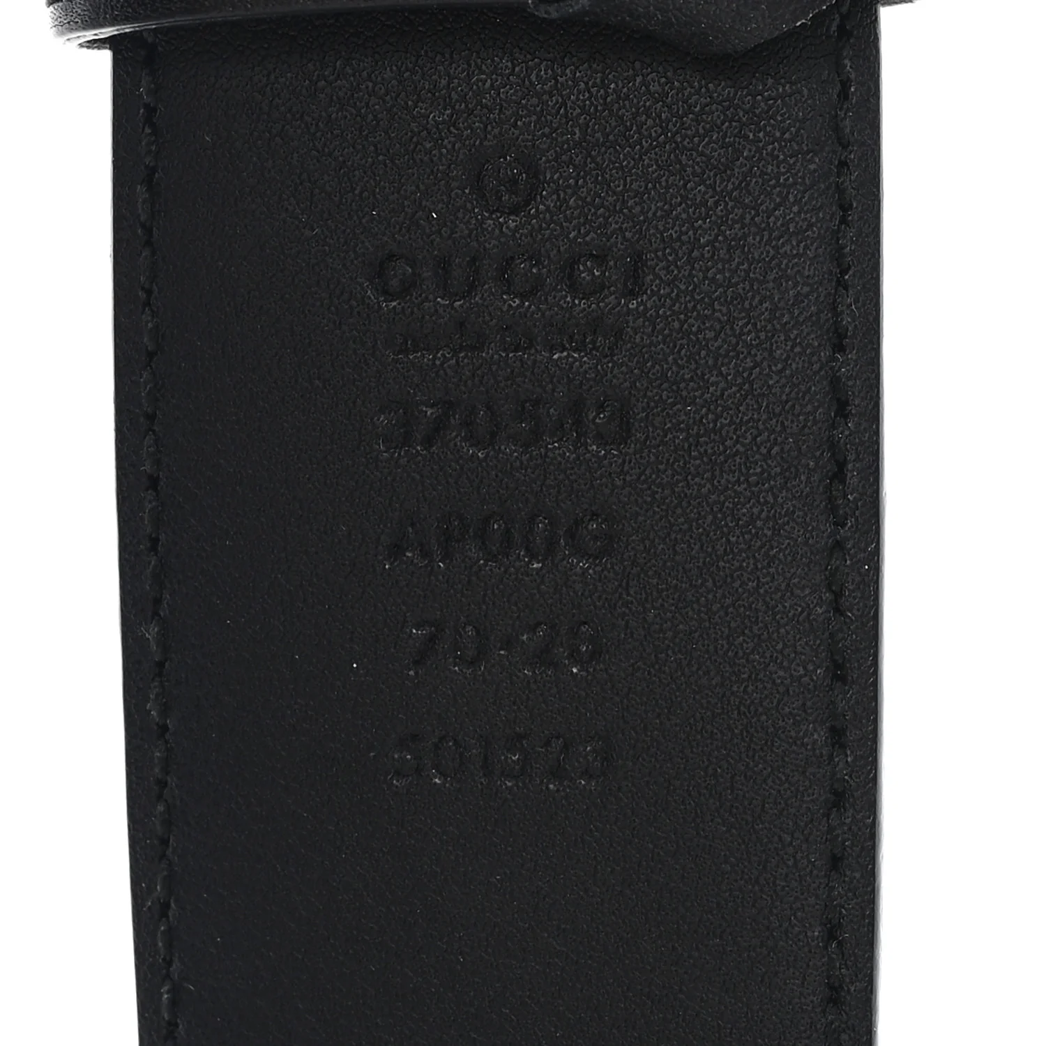 Calfskin Interlocking G 40mm Belt 70 28 Black - Image 3