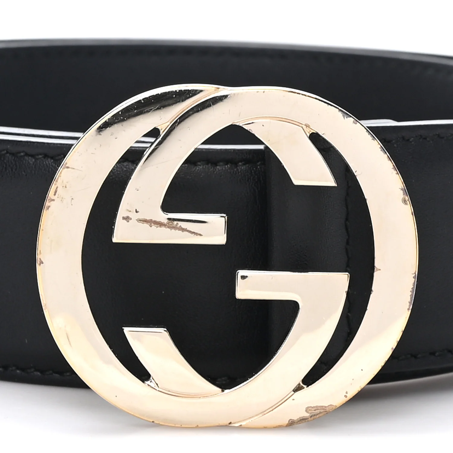 Calfskin Interlocking G 40mm Belt 70 28 Black - Image 5