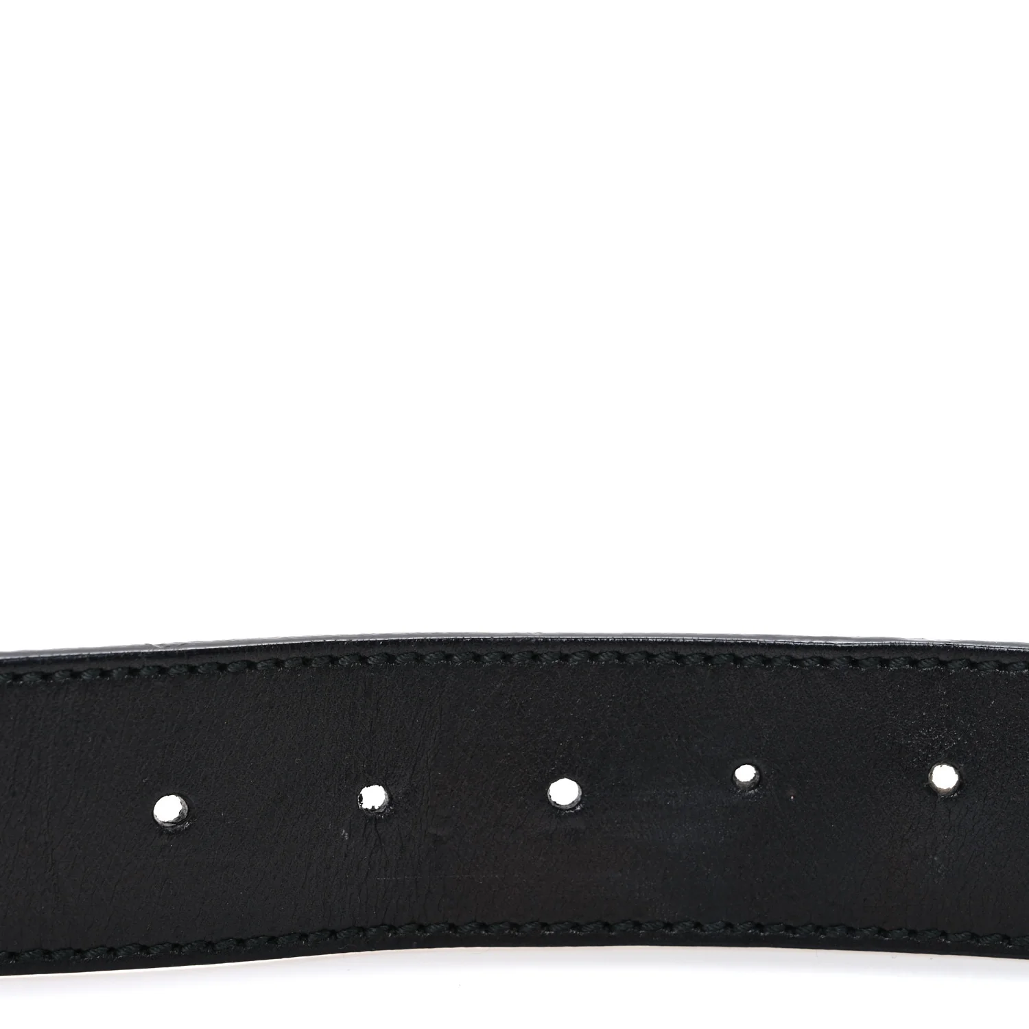 Calfskin Interlocking G 95 38 Belt Black - Image 3