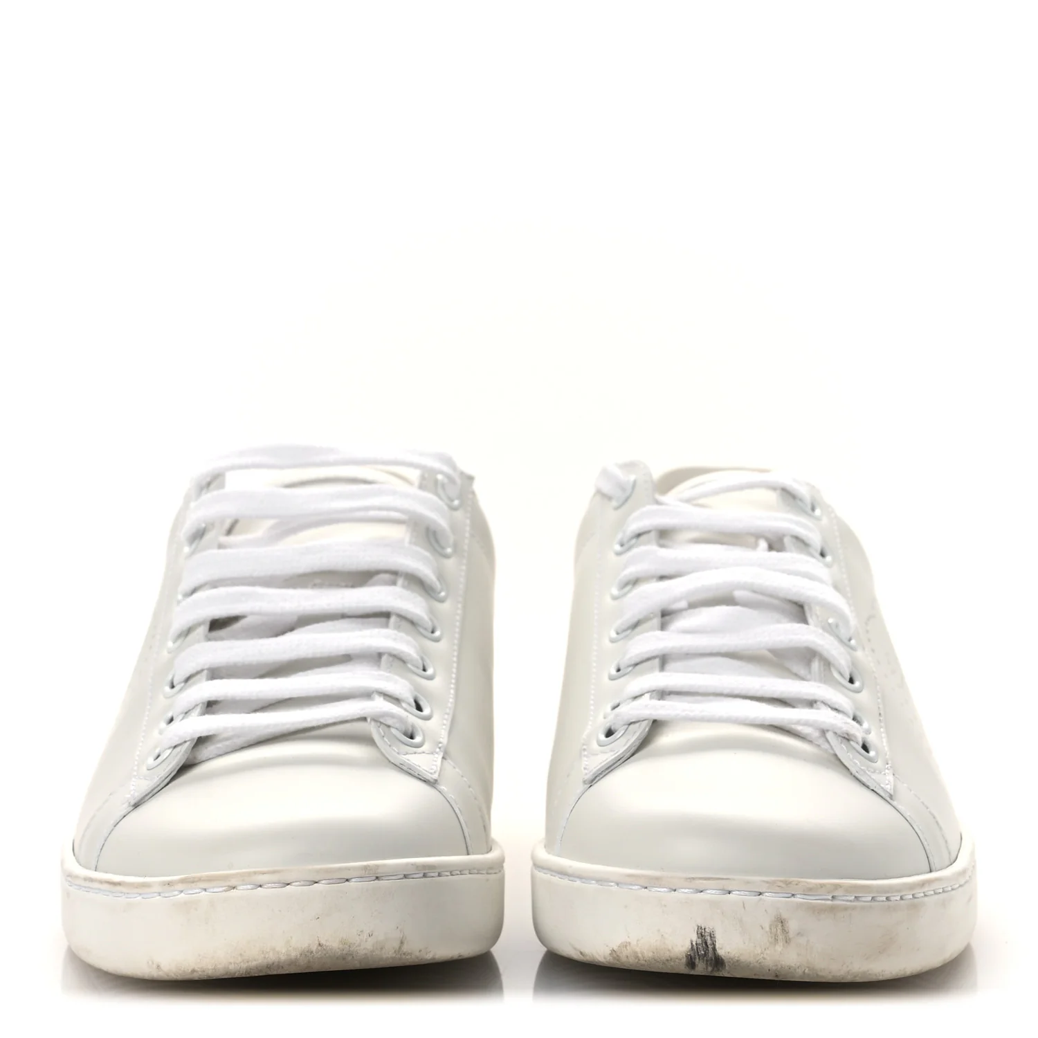 Calfskin Interlocking G Perforated Womens Ace Sneakers 39 White Grey Sky - Image 3