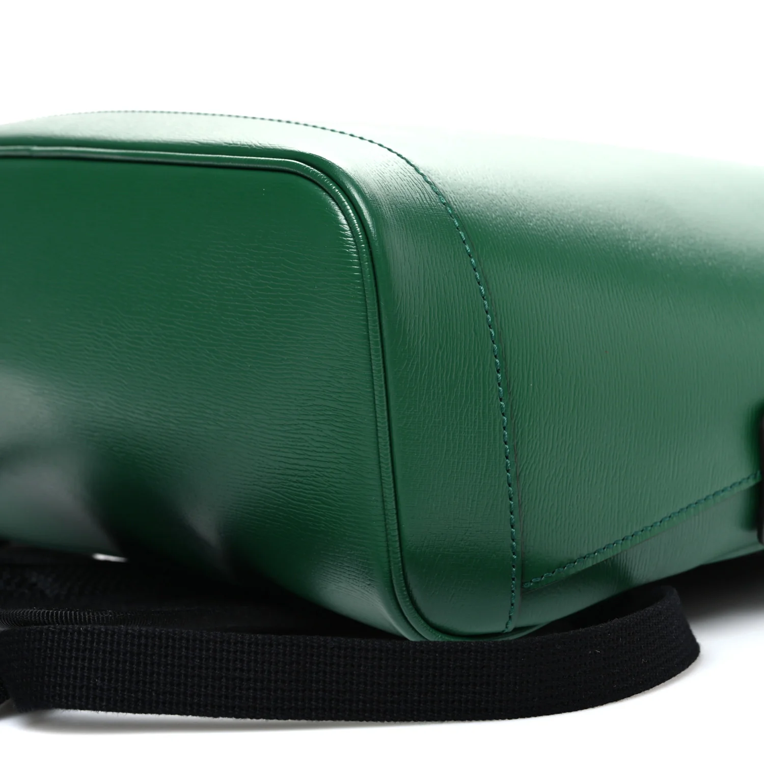 Calfskin Kingsnake Dome Backpack Green - Image 10