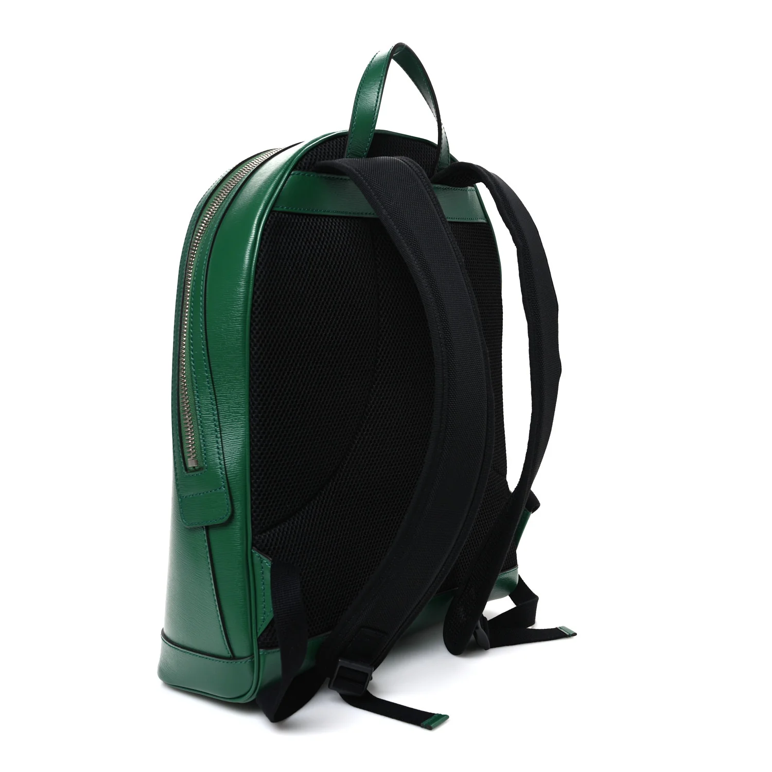 Calfskin Kingsnake Dome Backpack Green - Image 3