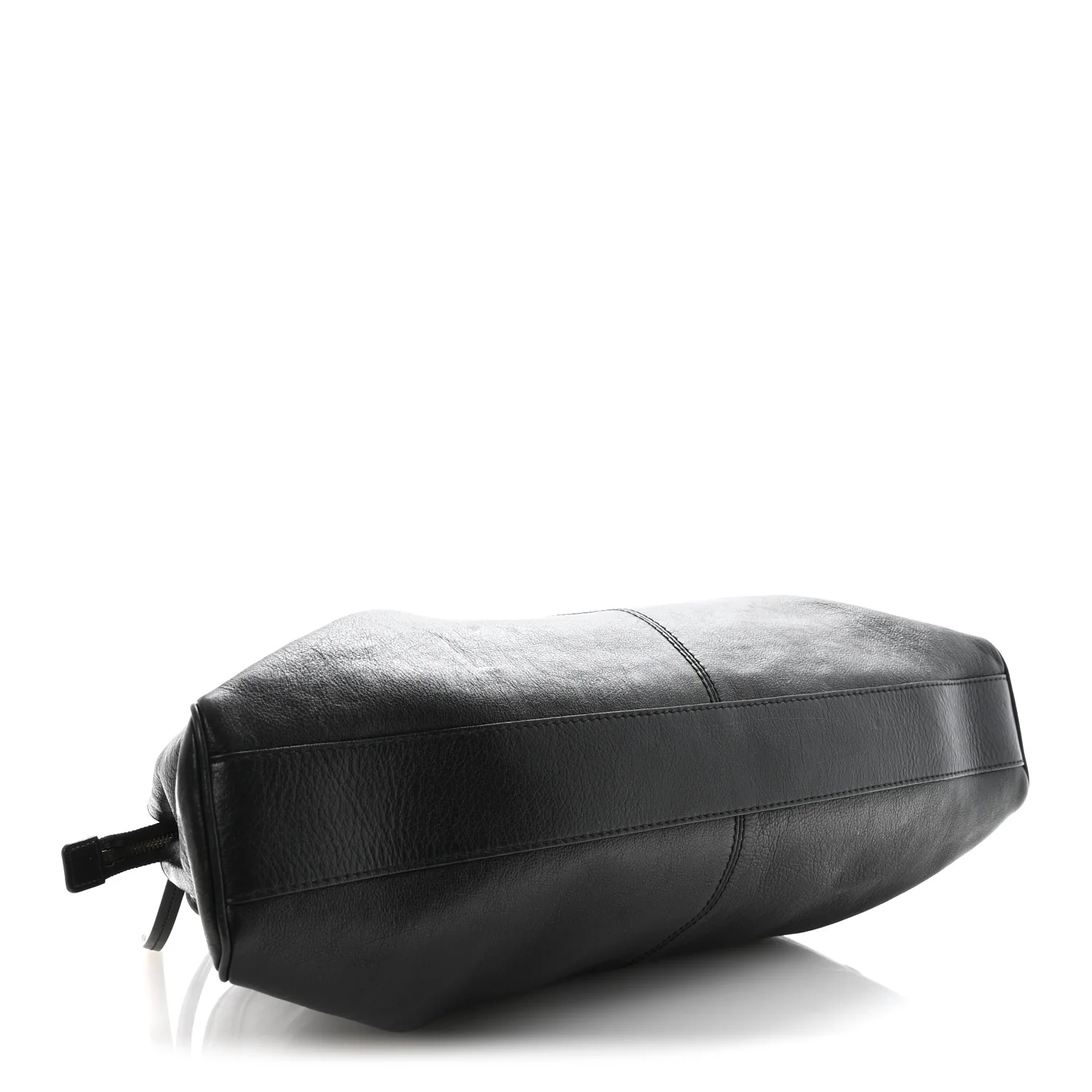 Calfskin Large Re(Belle) Top Handle Bag Black - Image 4