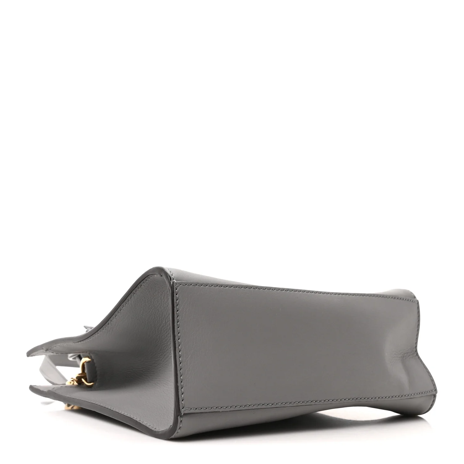 Calfskin Marmont Ribbon Top Handle Bag Deep Grey - Image 4