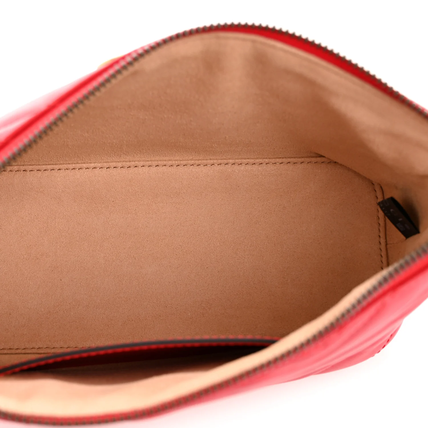 Calfskin Matelasse Chevron GG Marmont Sling Shoulder Bag Rosso - Image 5