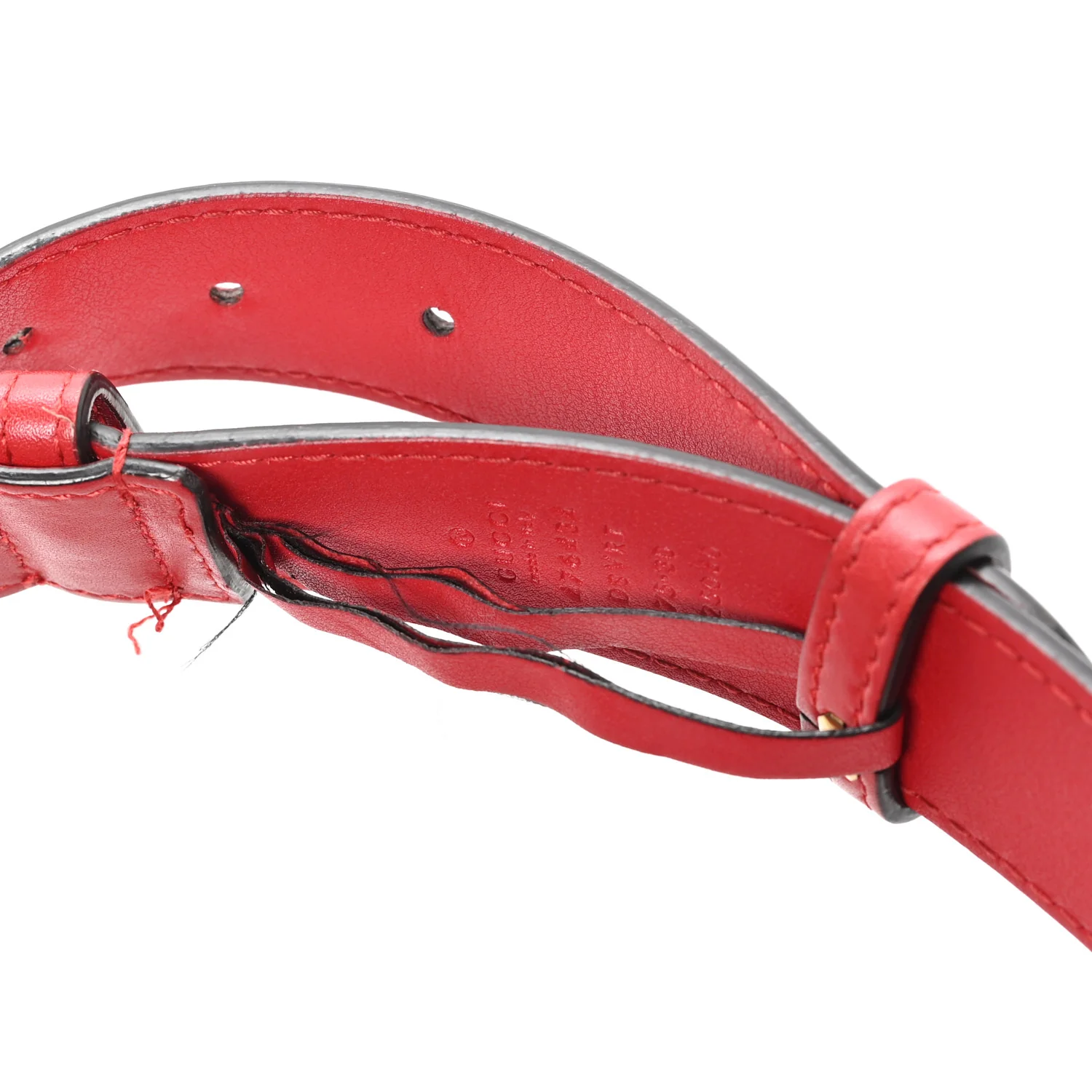 Calfskin Matelasse GG Marmont Belt Bag 75 30 Hibiscus Red - Image 11