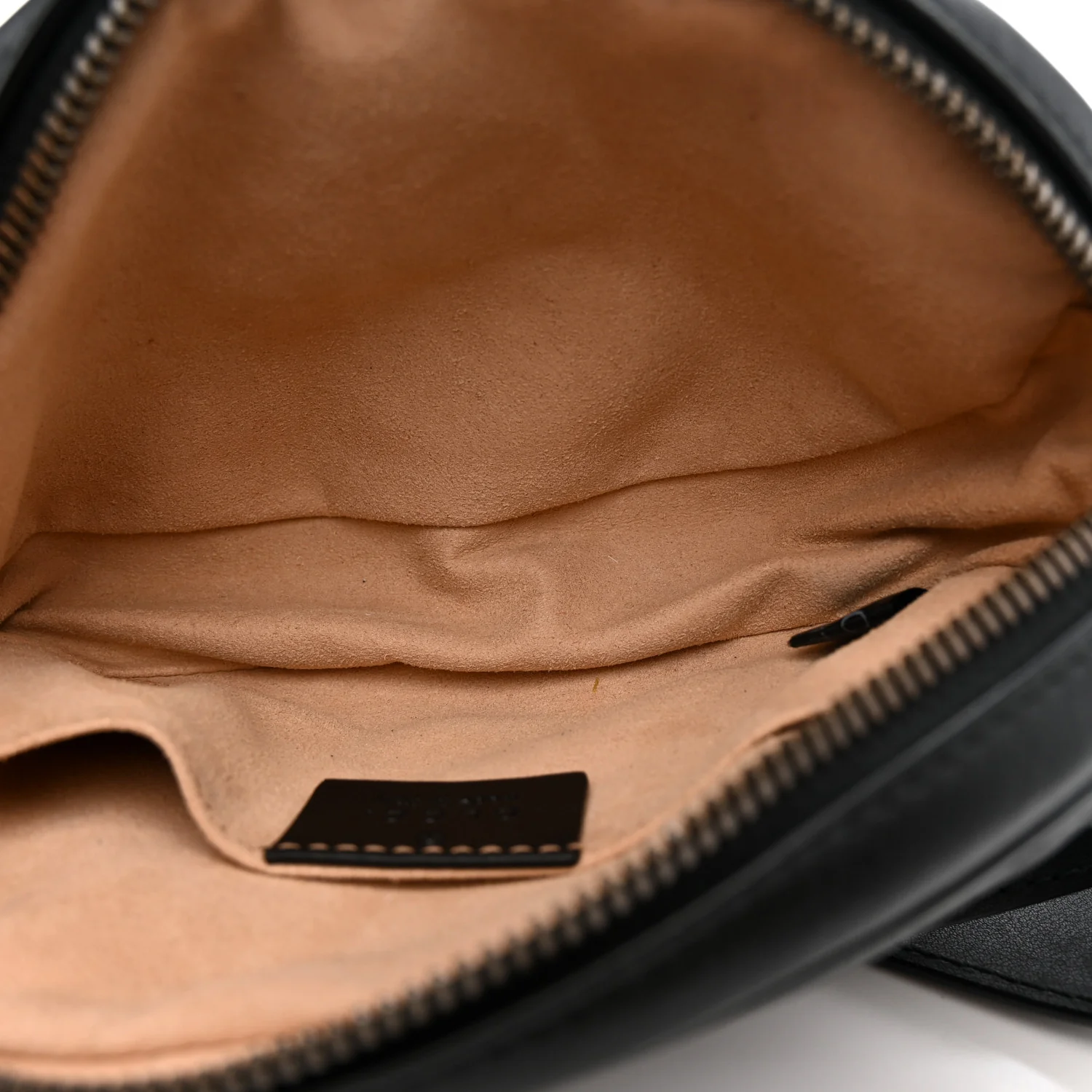 Calfskin Matelasse GG Marmont Belt Bag 85 34 Black - Image 5