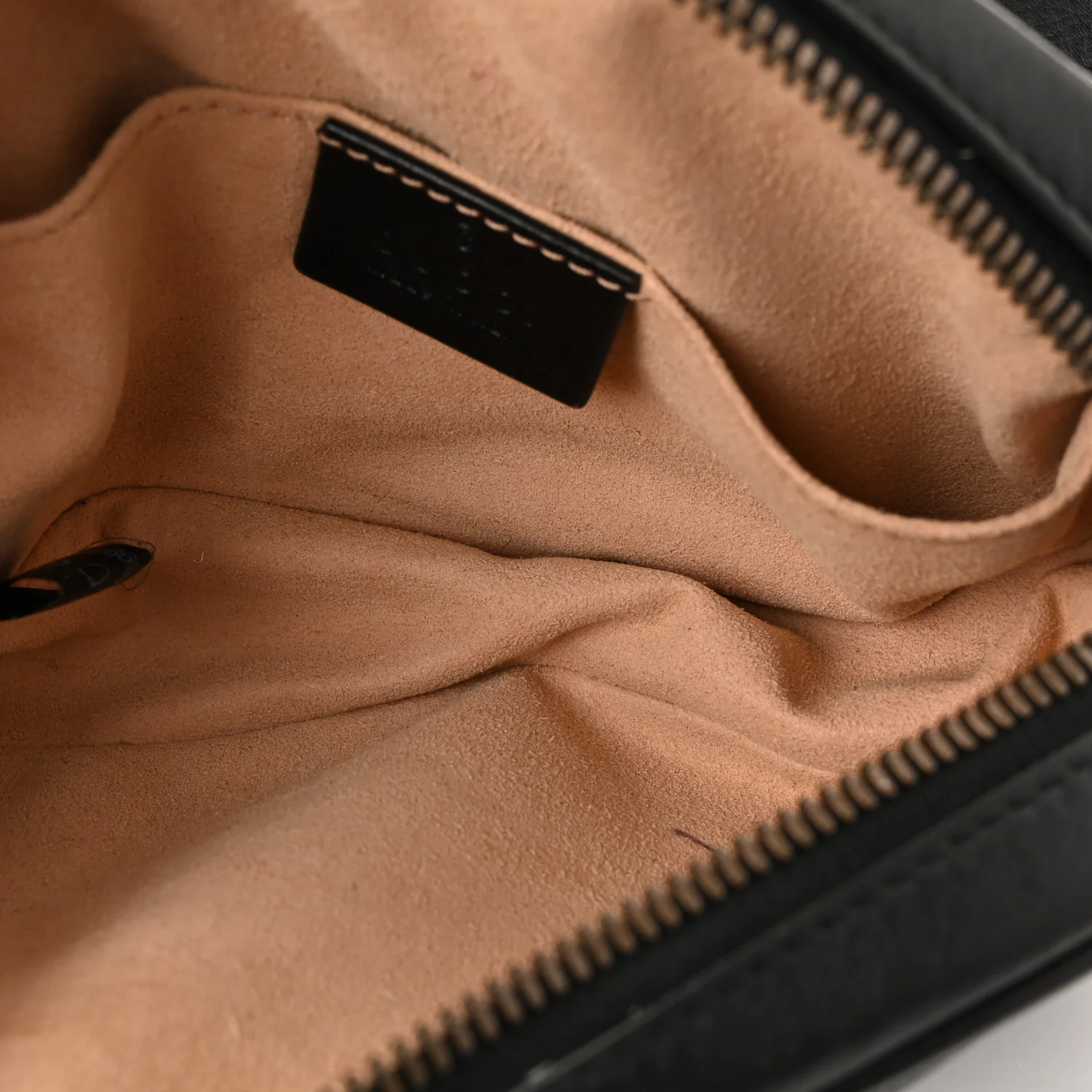 Calfskin Matelasse GG Marmont Belt Bag 85 34 Black - Image 5