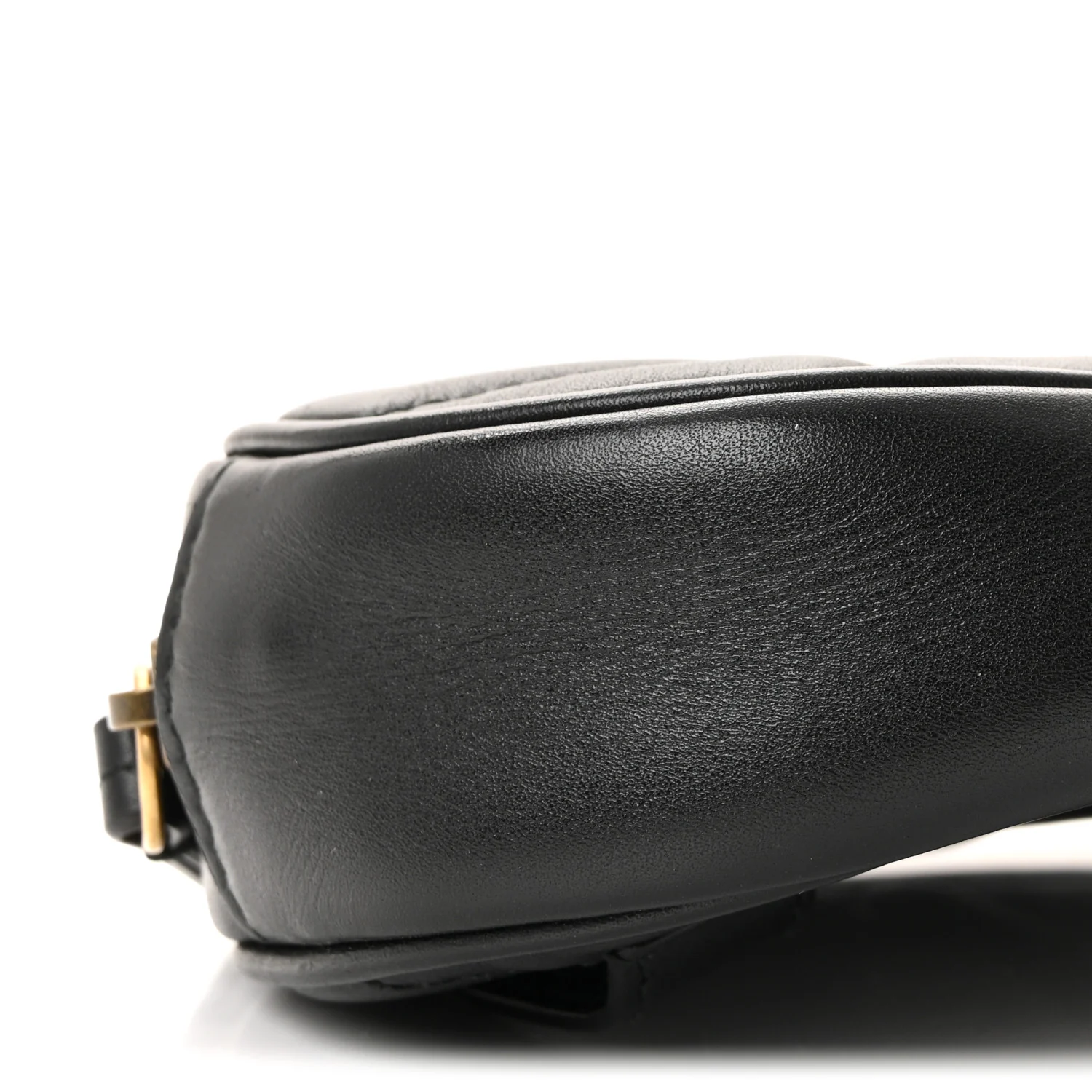 Calfskin Matelasse GG Marmont Belt Bag 85 34 Black - Image 9