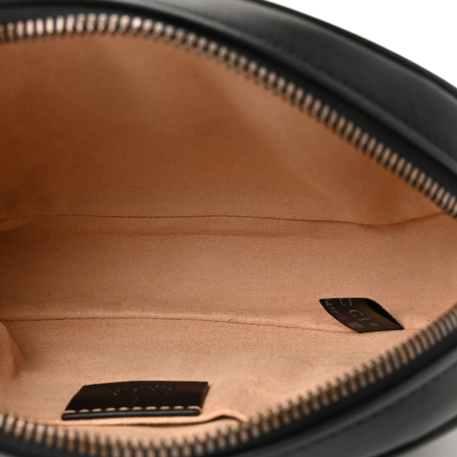 Calfskin Matelasse GG Marmont Belt Bag 85 34 Black - Image 5