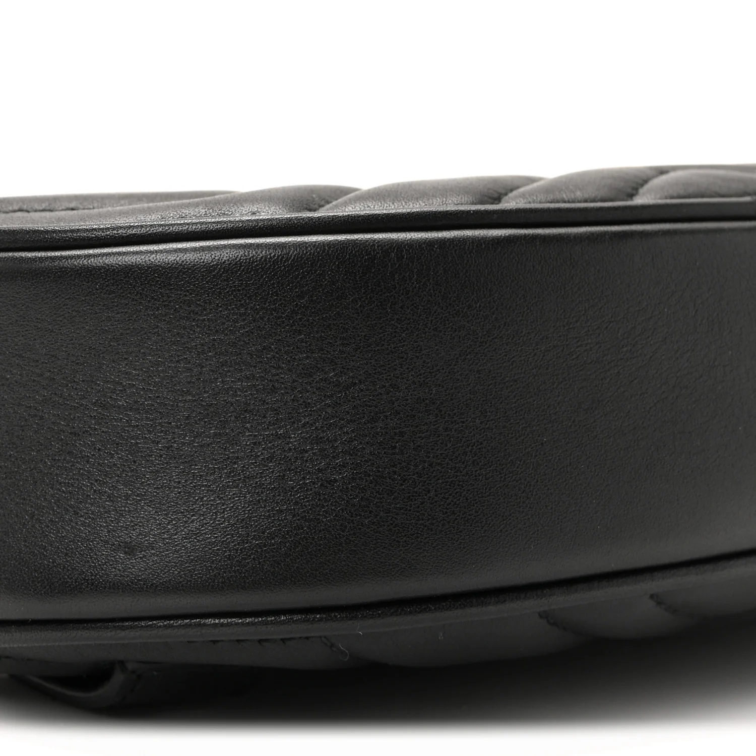 Calfskin Matelasse GG Marmont Belt Bag 85 34 Black - Image 9