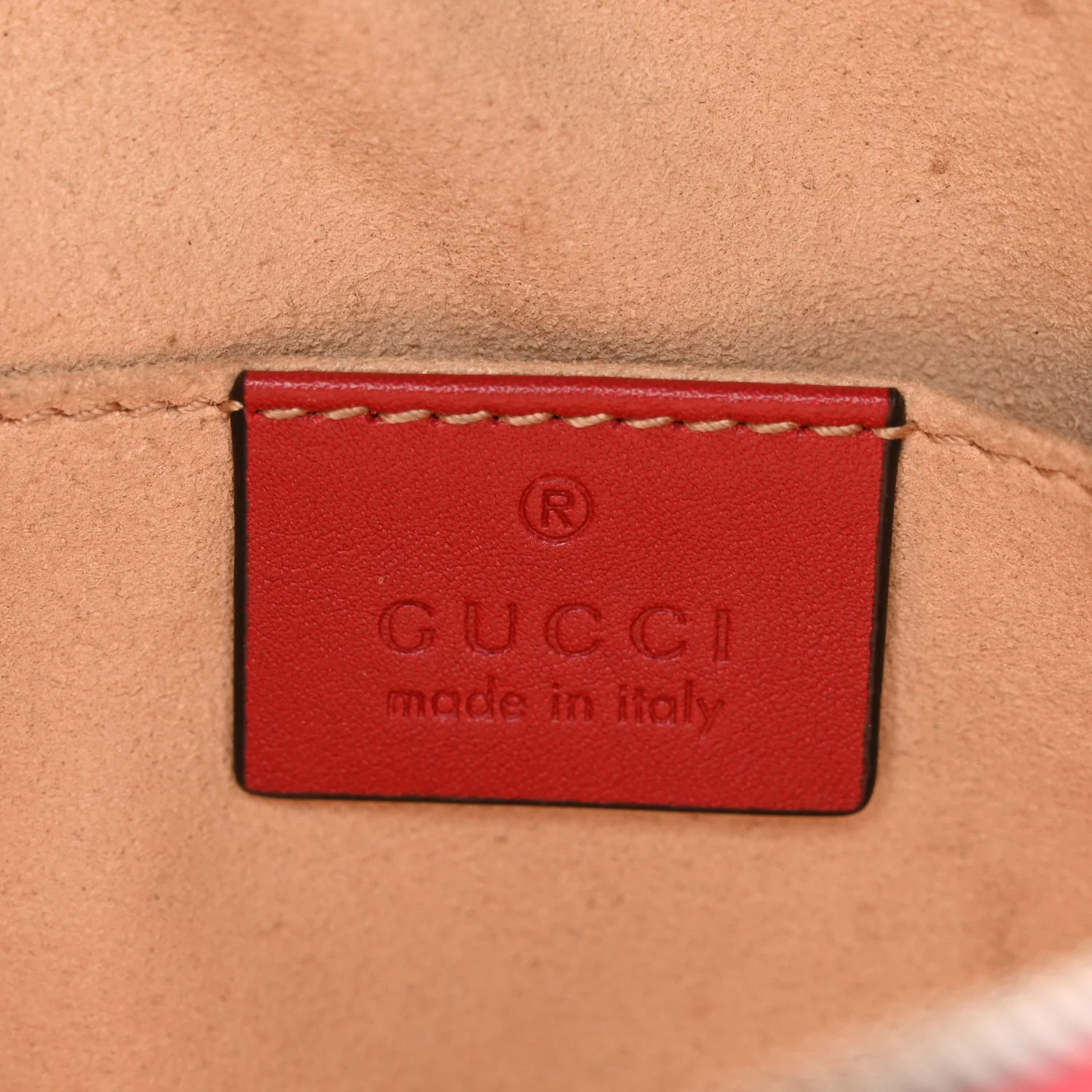 Calfskin Matelasse GG Marmont Belt Bag 85 34 Hibiscus Red - Image 10