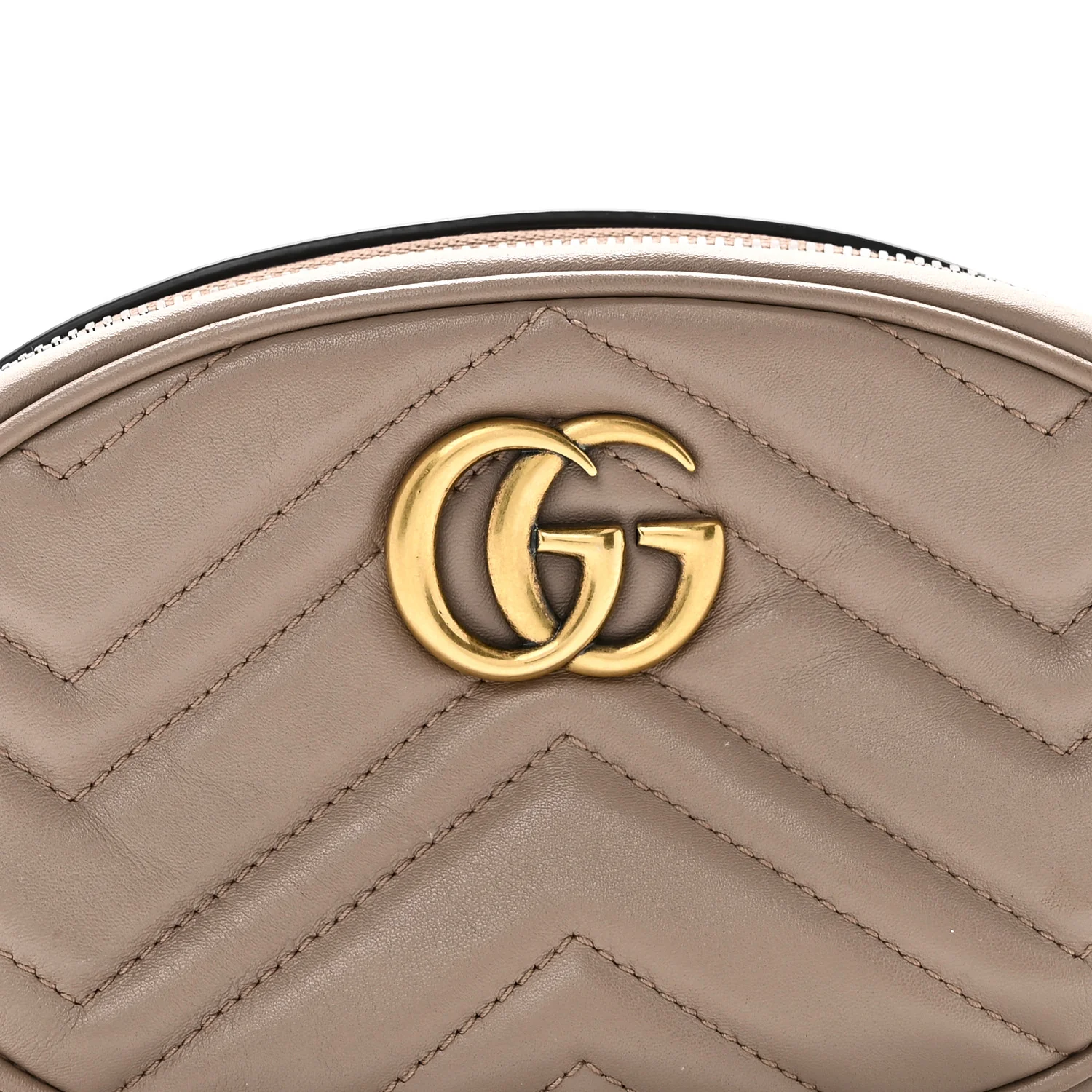 Calfskin Matelasse GG Marmont Belt Bag 85 34 Porcelain Rose - Image 9