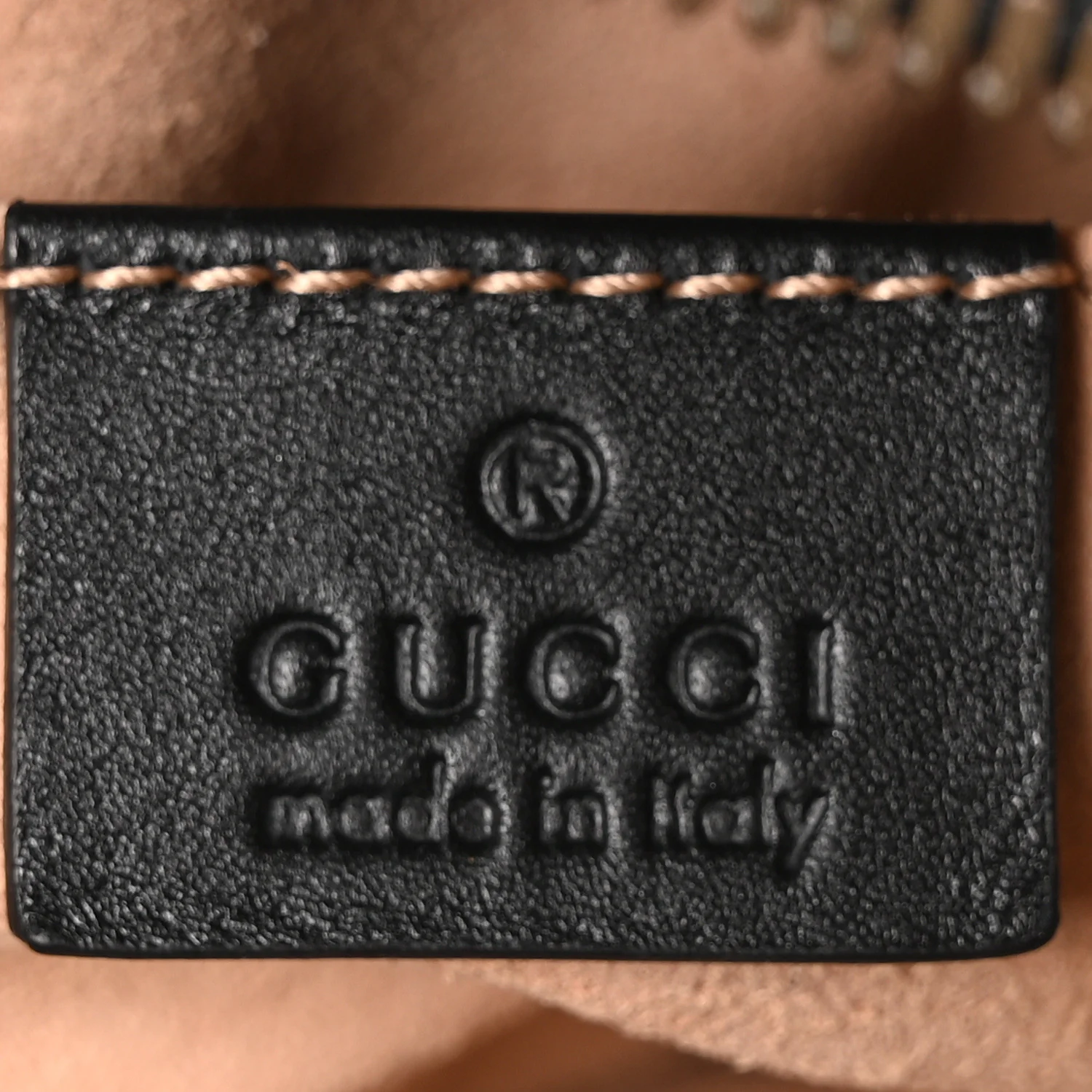 Calfskin Matelasse GG Marmont Belt Bag 95 38 Black - Image 6