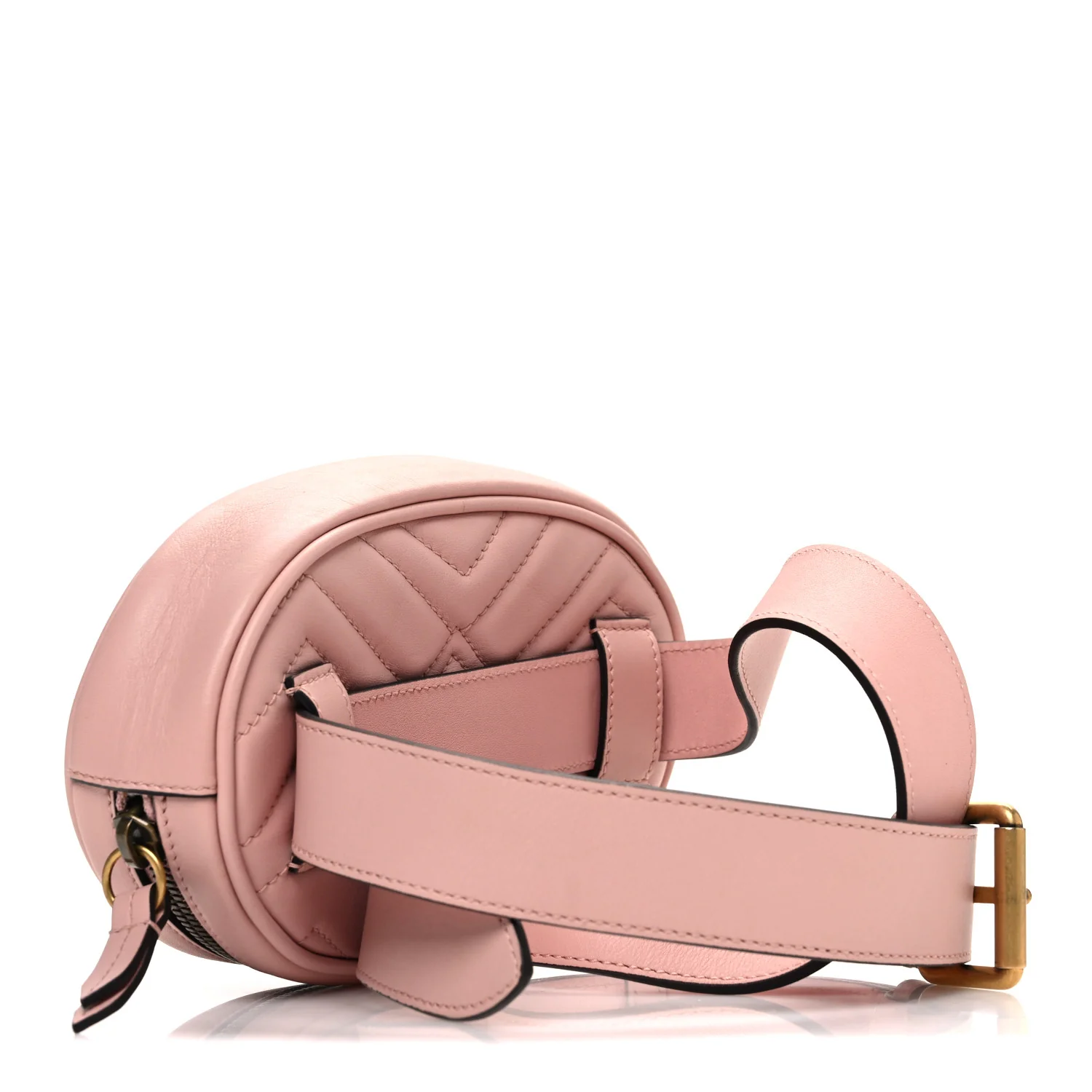 Calfskin Matelasse GG Marmont Belt Bag 95 38 Perfect Pink - Image 3