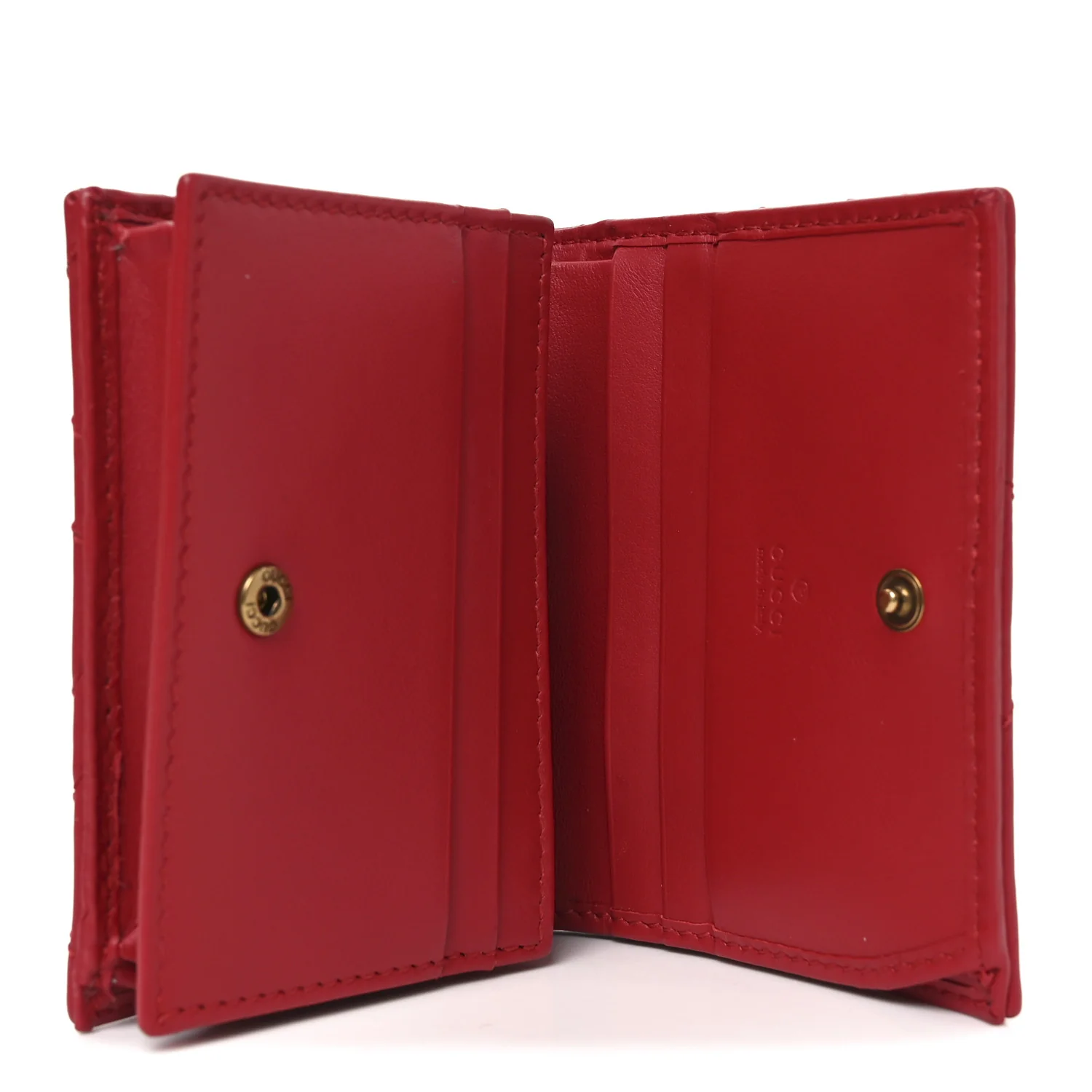 Calfskin Matelasse GG Marmont Card Case Wallet - Image 5