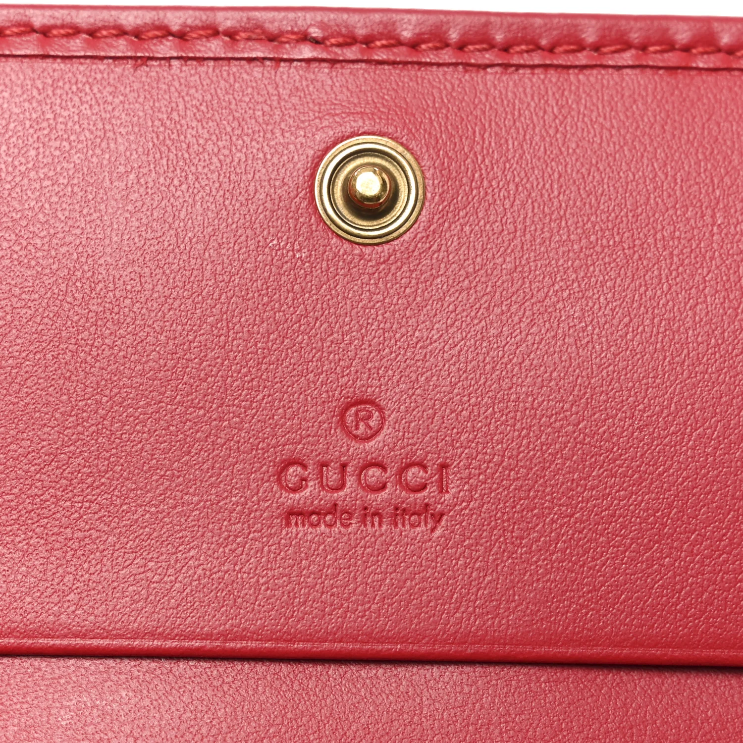 Calfskin Matelasse GG Marmont Card Case Wallet - Image 6