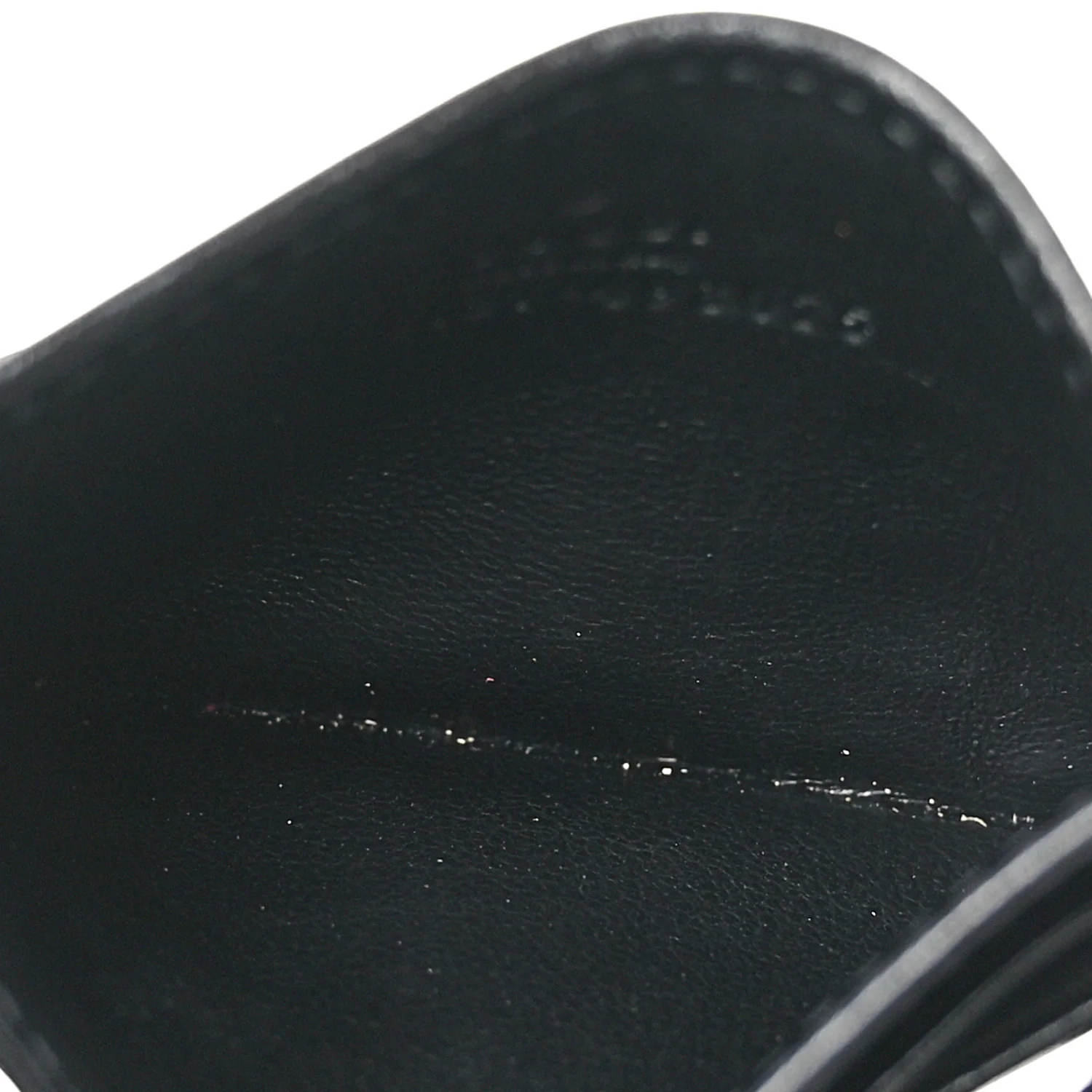 Calfskin Matelasse GG Marmont Card Holder Black - Image 5