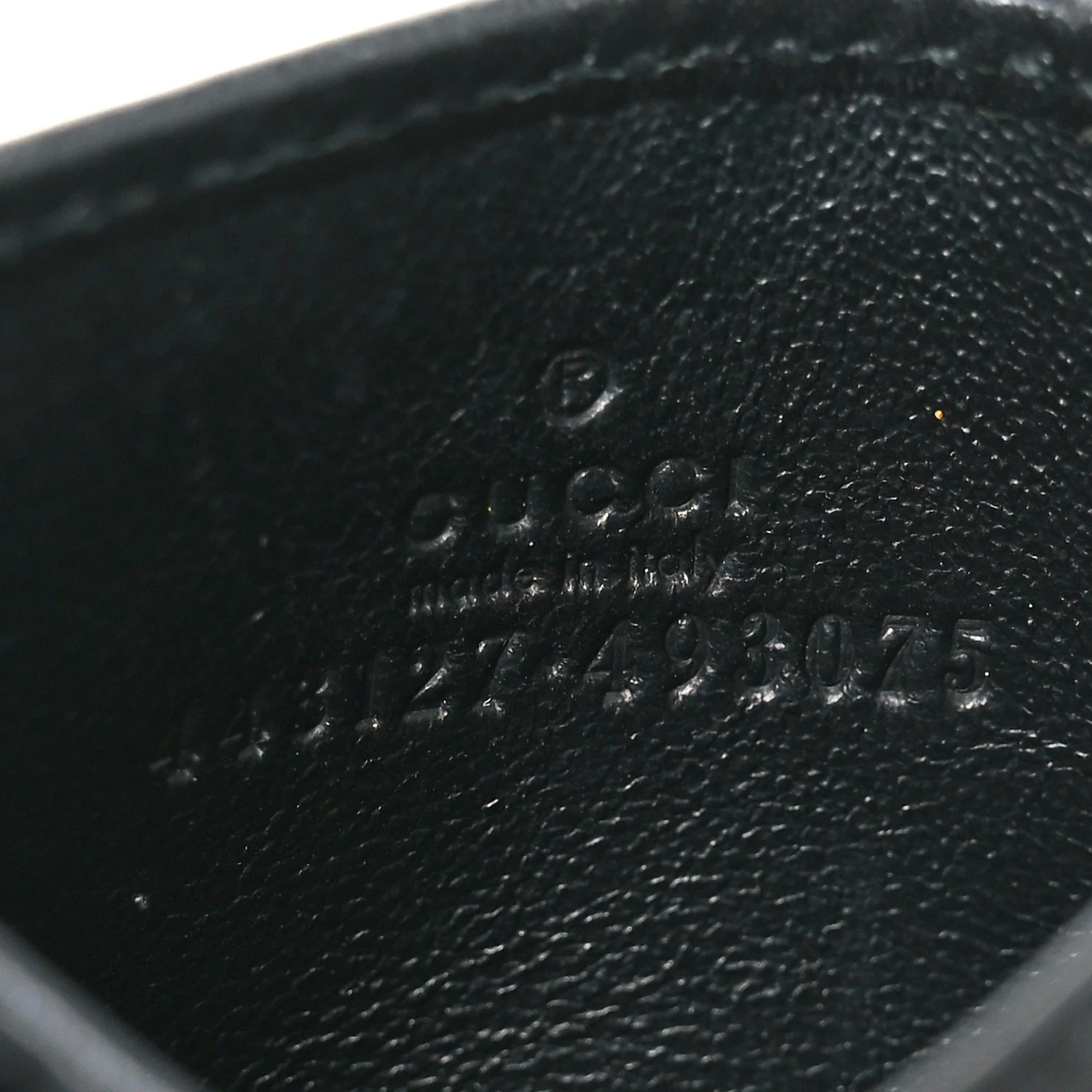 Calfskin Matelasse GG Marmont Card Holder Black - Image 6