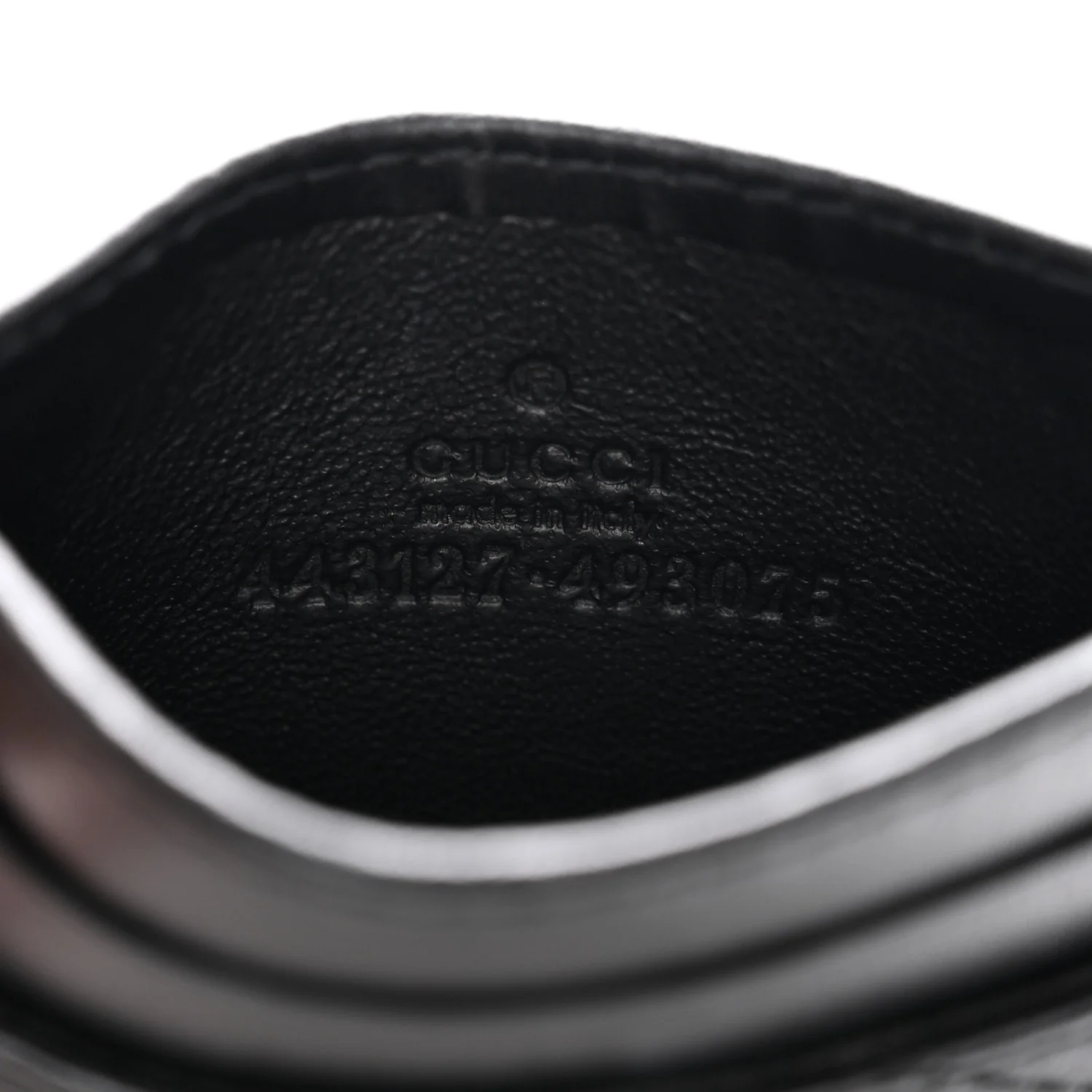 Calfskin Matelasse GG Marmont Card Holder Black - Image 6