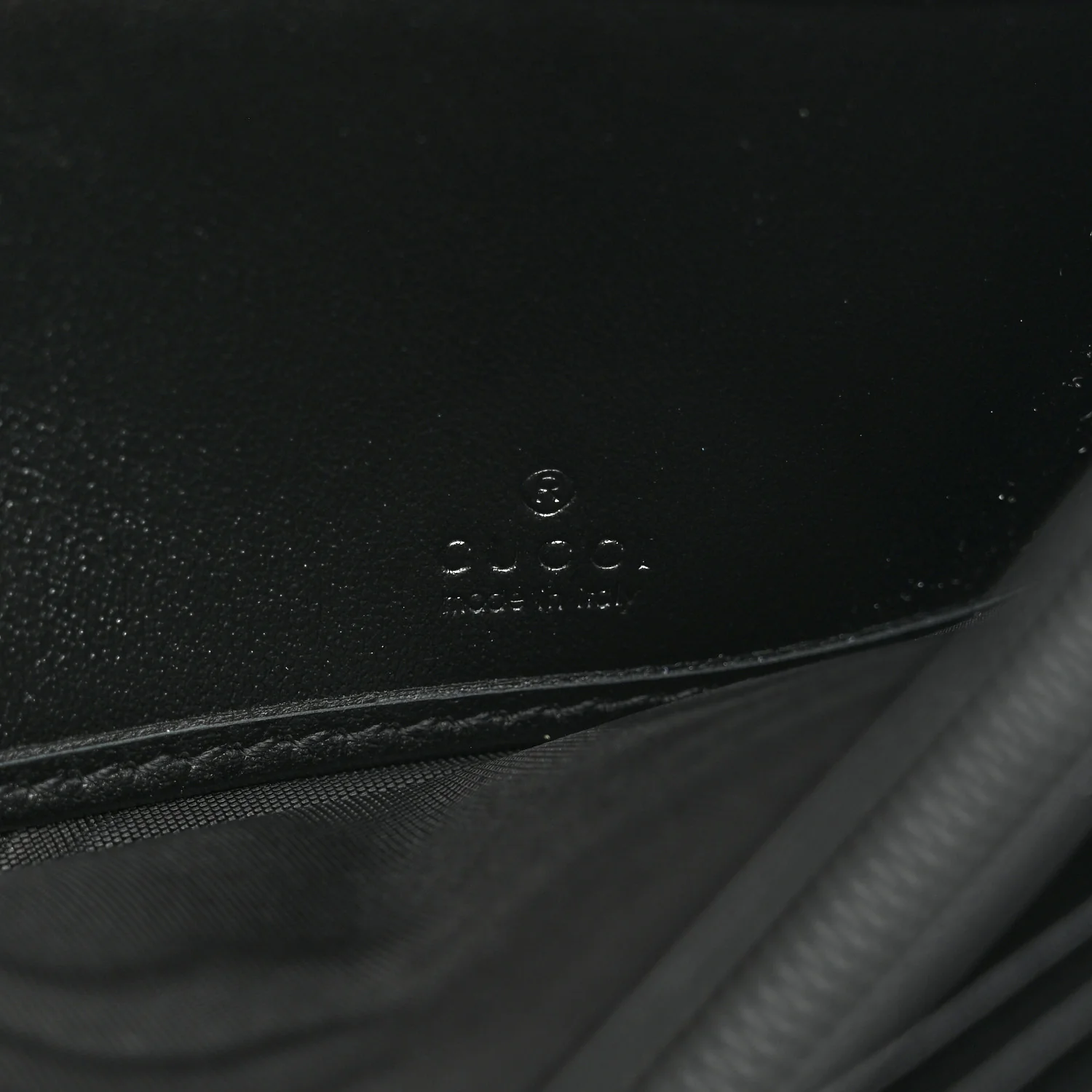 Calfskin Matelasse GG Marmont Continental Wallet Black - Image 7
