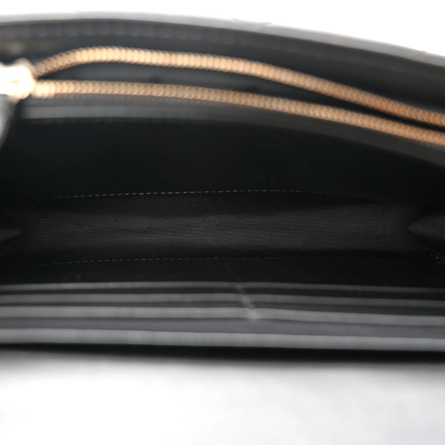 Calfskin Matelasse GG Marmont Wallet on Chain Black - Image 9