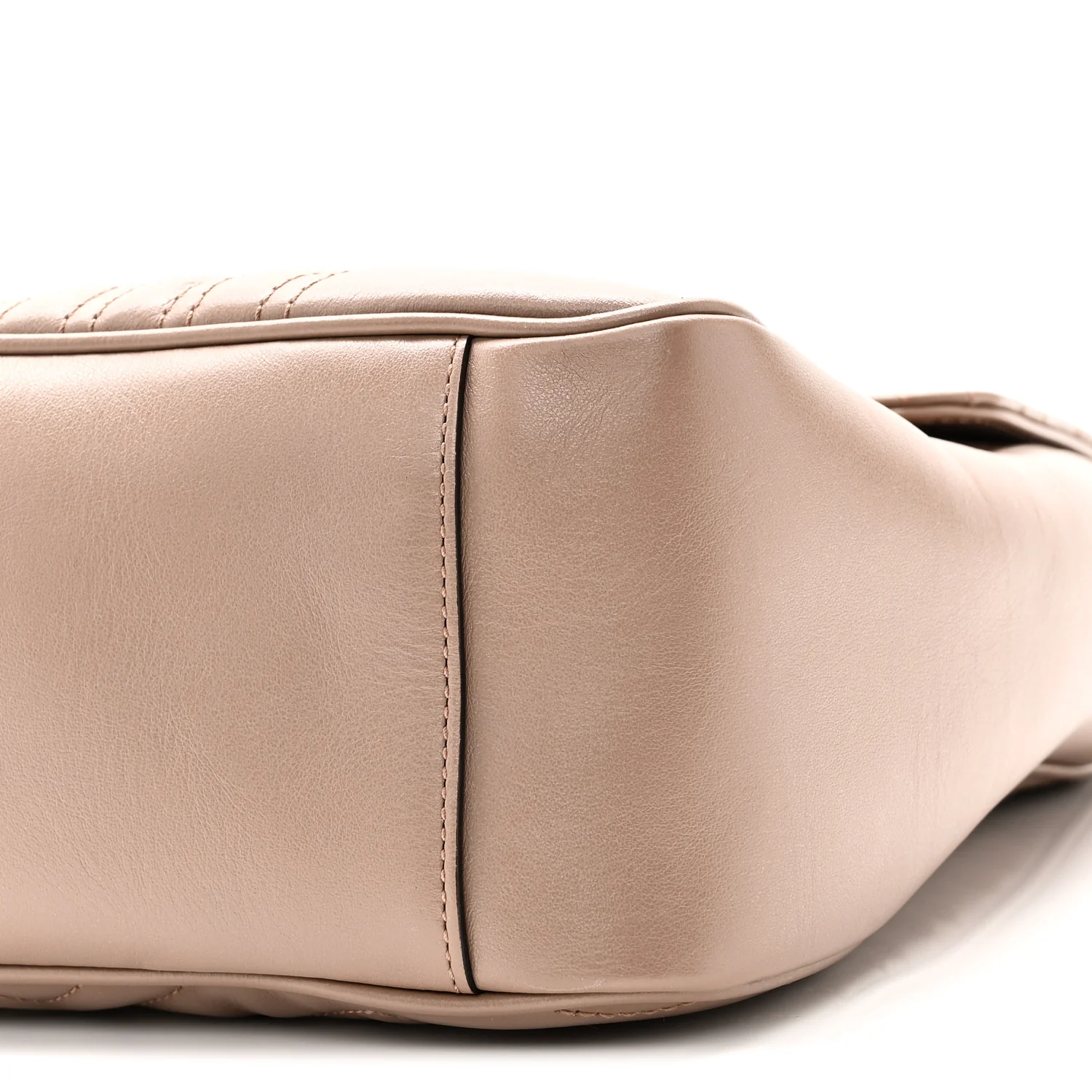 Calfskin Matelasse Large GG Marmont Shoulder Bag Porcelain Rose - Image 10