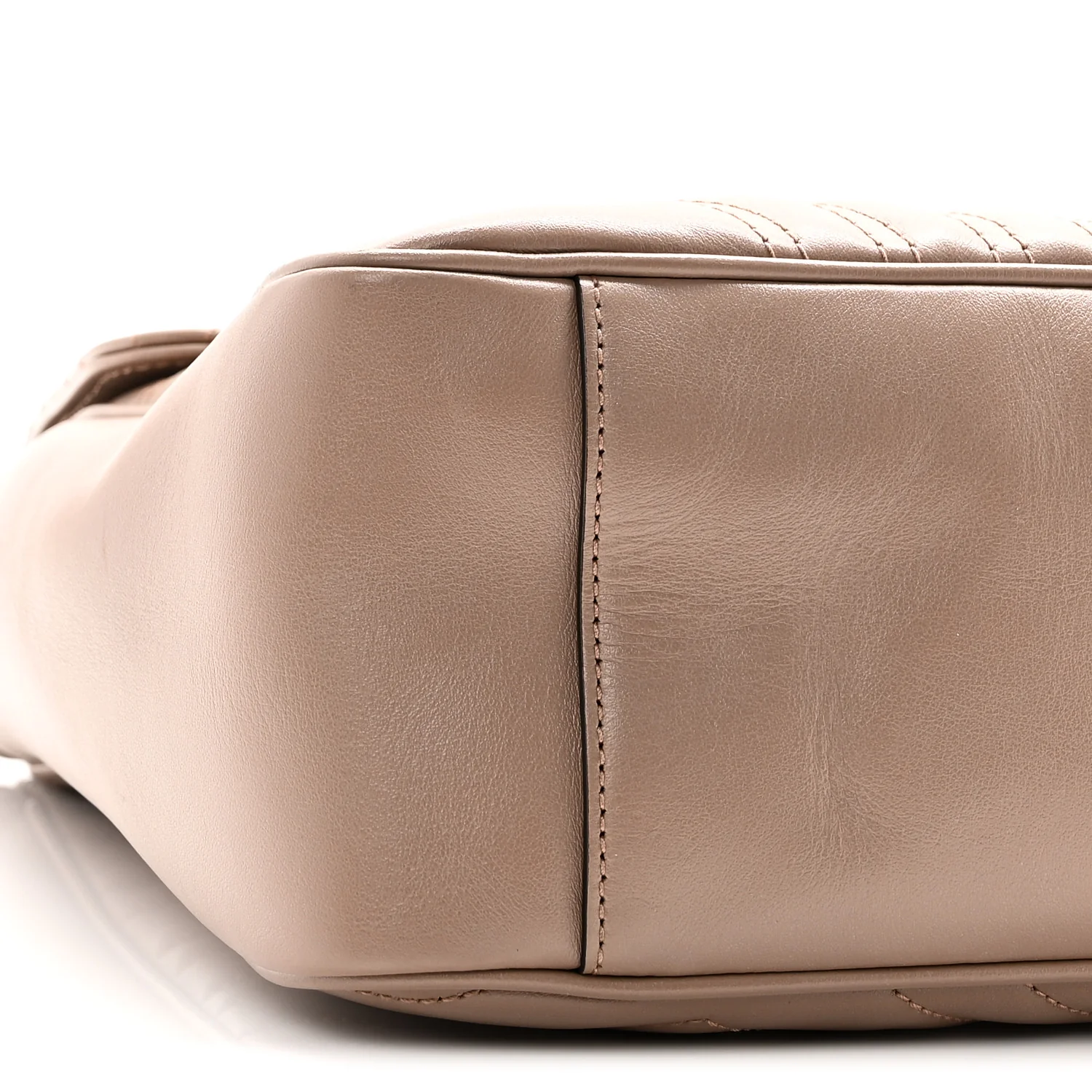Calfskin Matelasse Large GG Marmont Shoulder Bag Porcelain Rose - Image 9