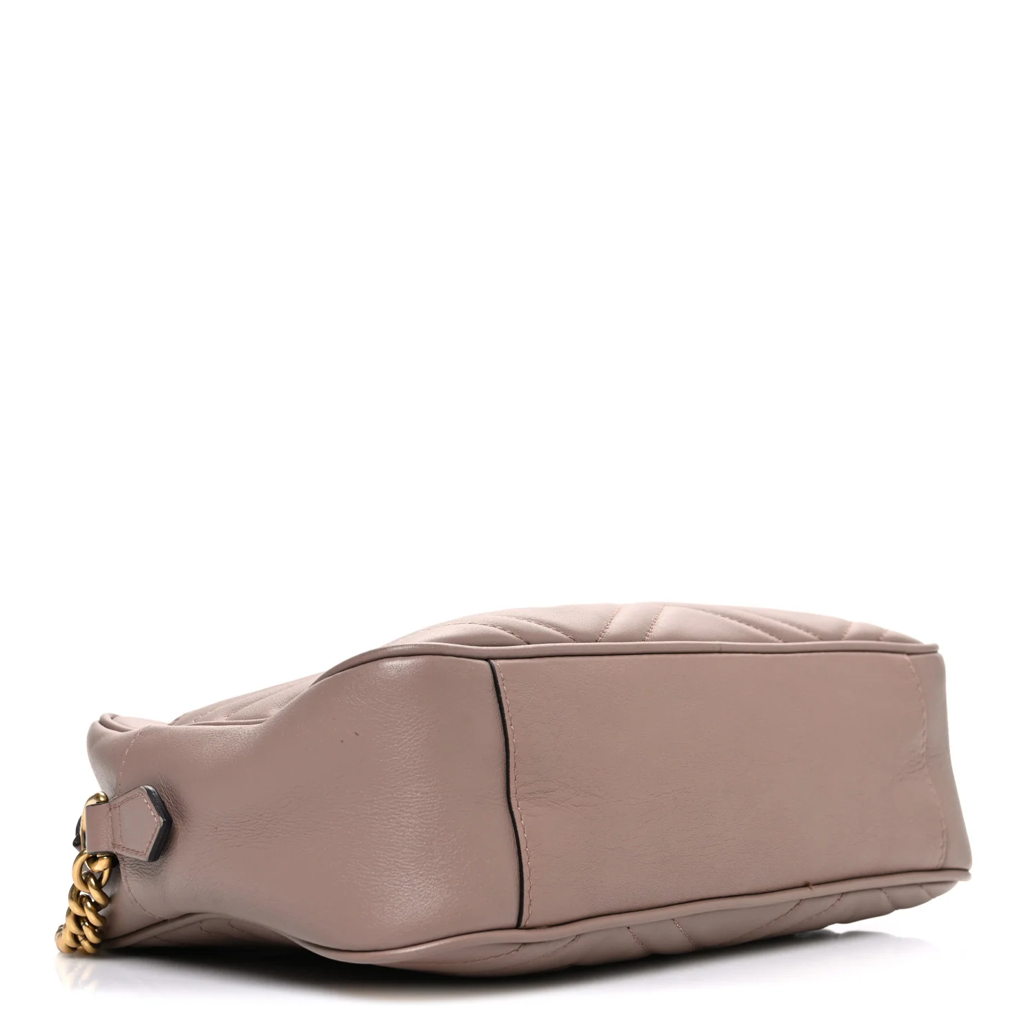 Calfskin Matelasse Medium GG Marmont Chain Shoulder Bag Porcelain Rose - Image 4