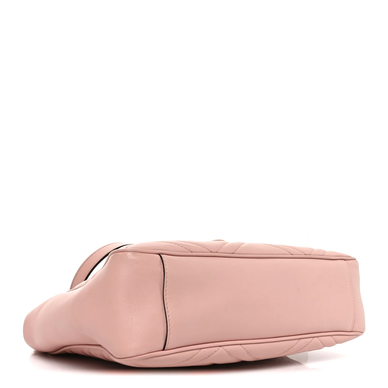 Calfskin Matelasse Medium GG Marmont Open Top Shoulder Bag Perfect Pink - Image 4